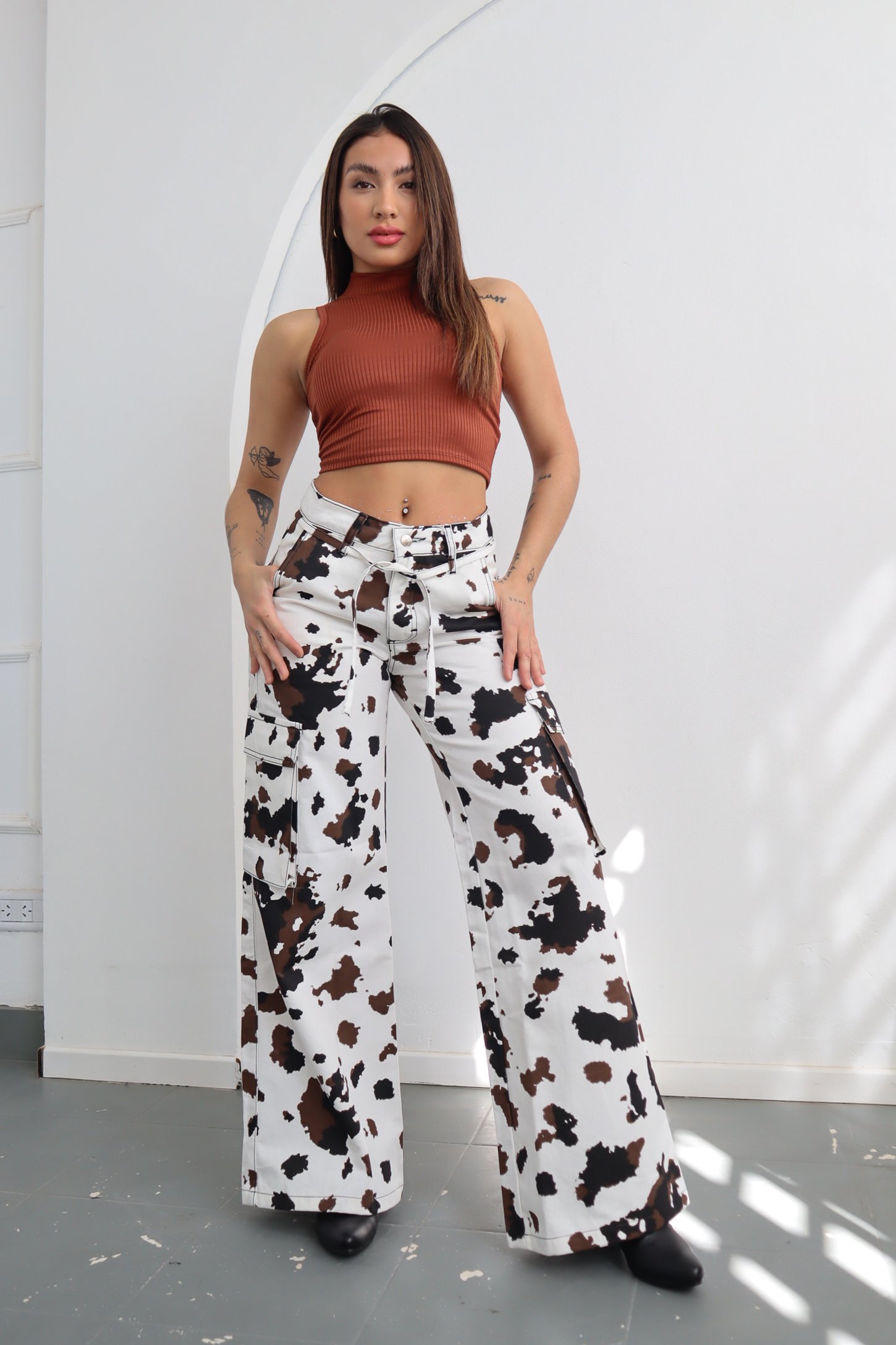 WIDE CARGO TIRAS CAFE VAQUITA