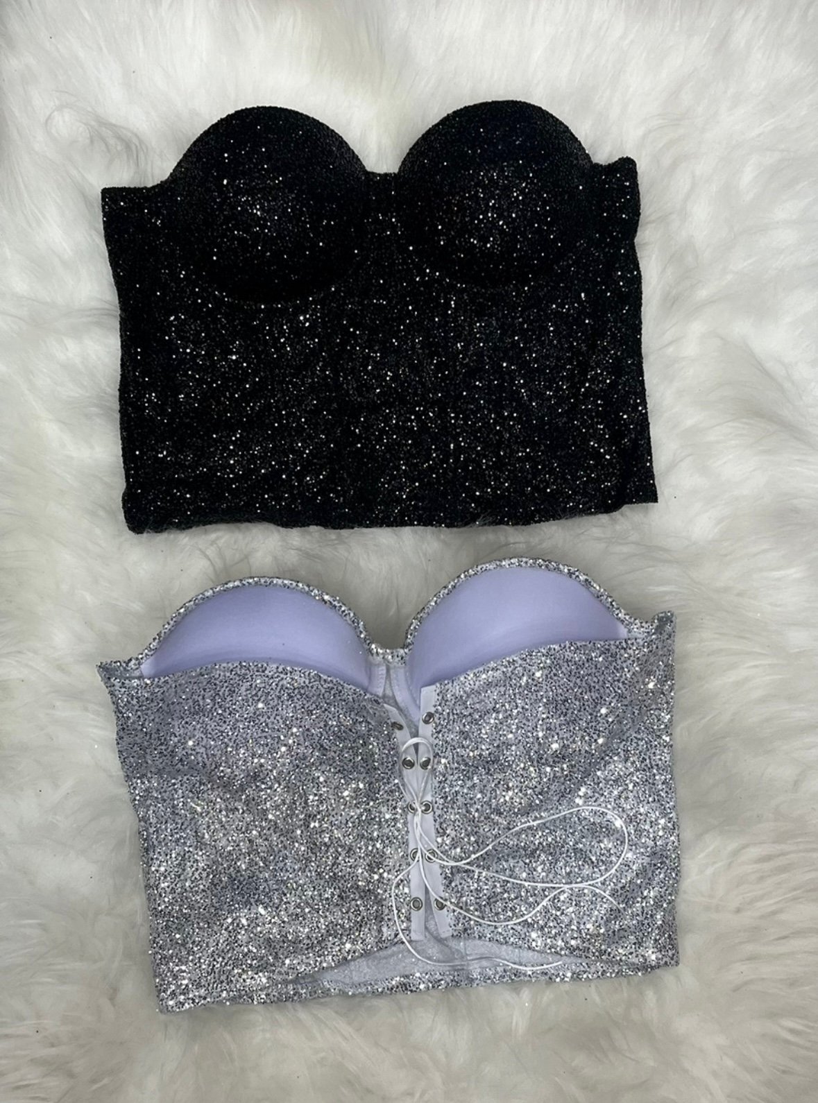 Corset con mucho brillo