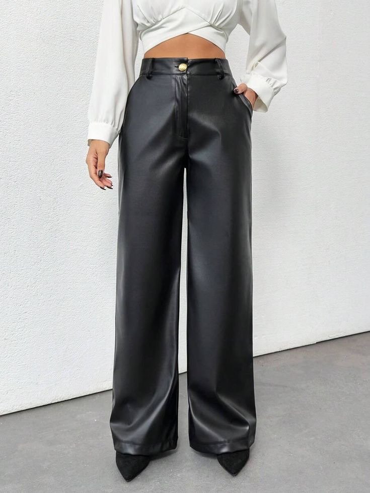 PANTALÓN WIDE SASTRERO ENGOMADO