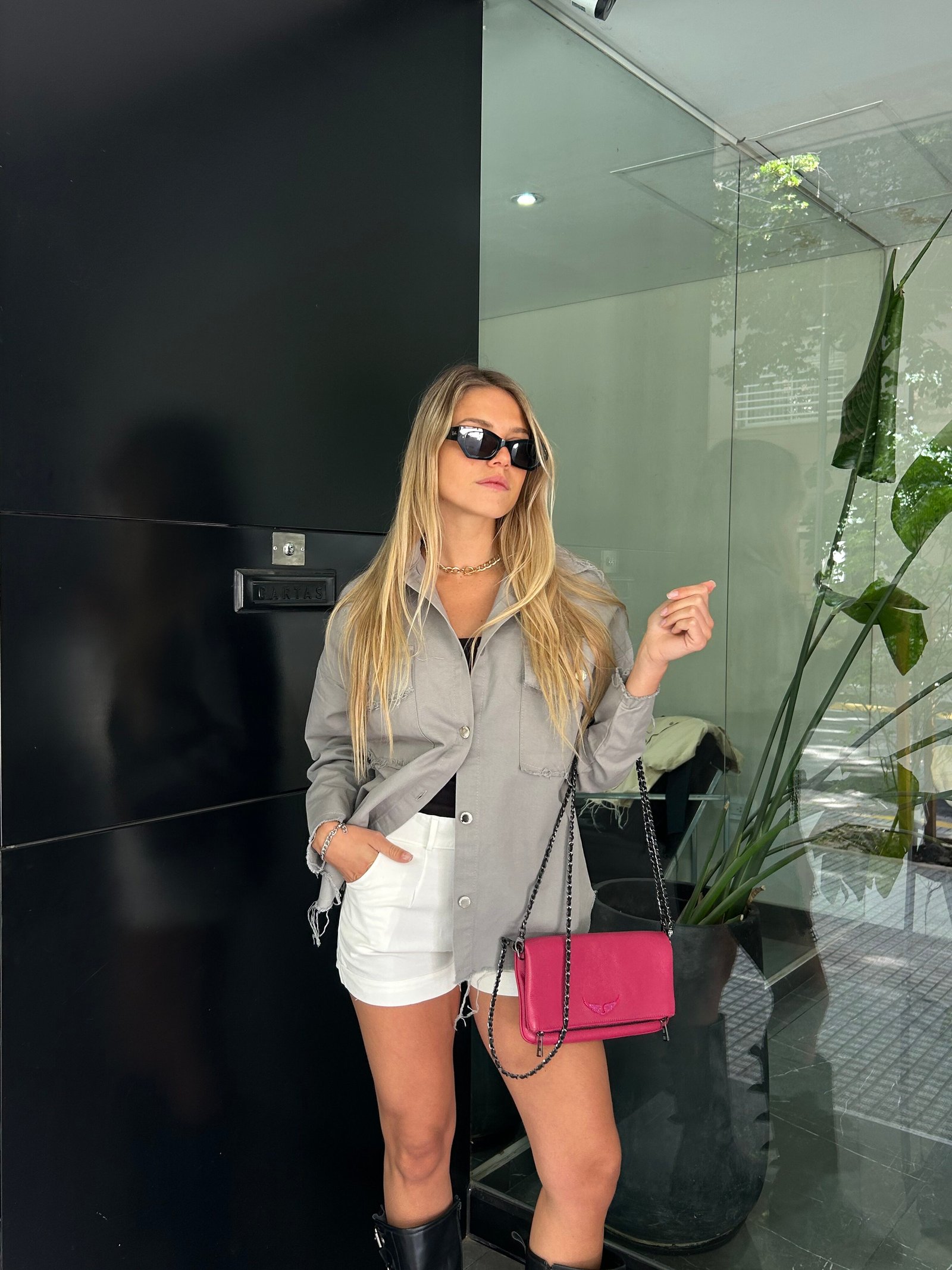 CAMISACO GRIS DEFLECADO