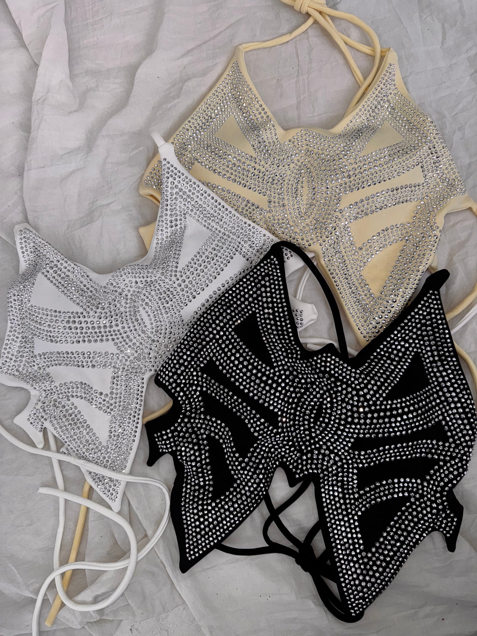 TOP MARIPOSA BRILLO IMPORTADO