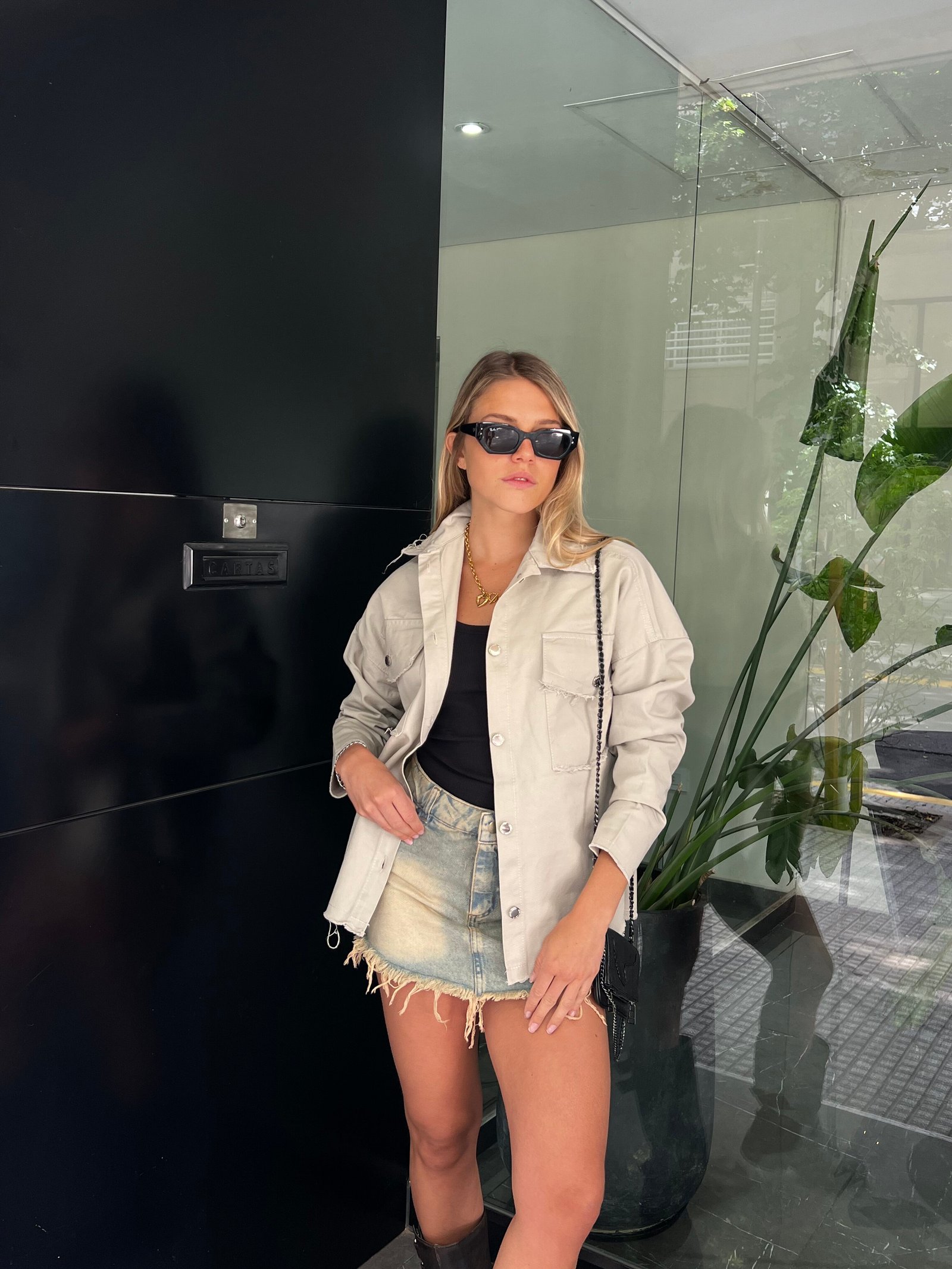 CAMISACO MARFIL DEFLECADO