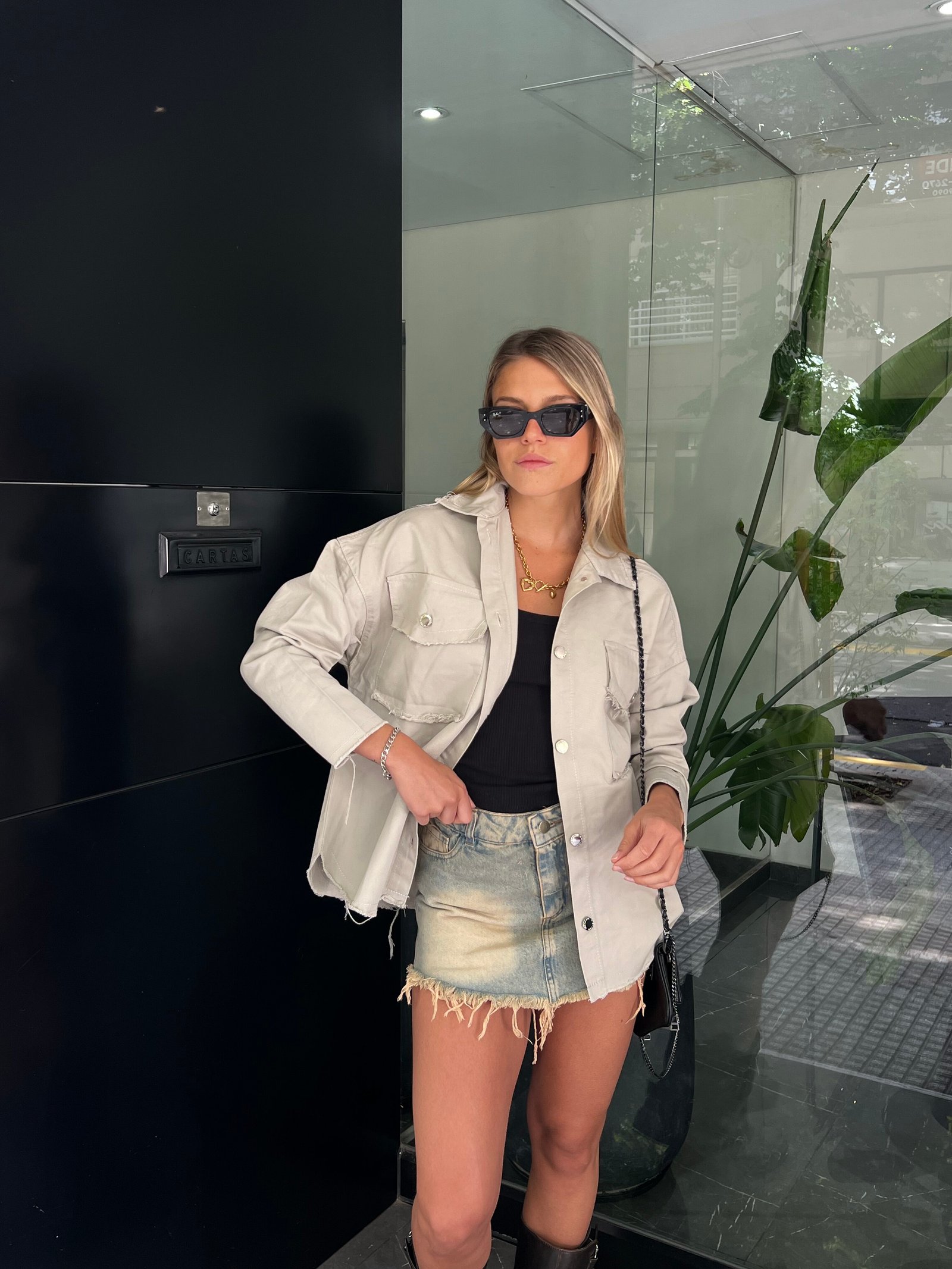 CAMISACO MARFIL DEFLECADO