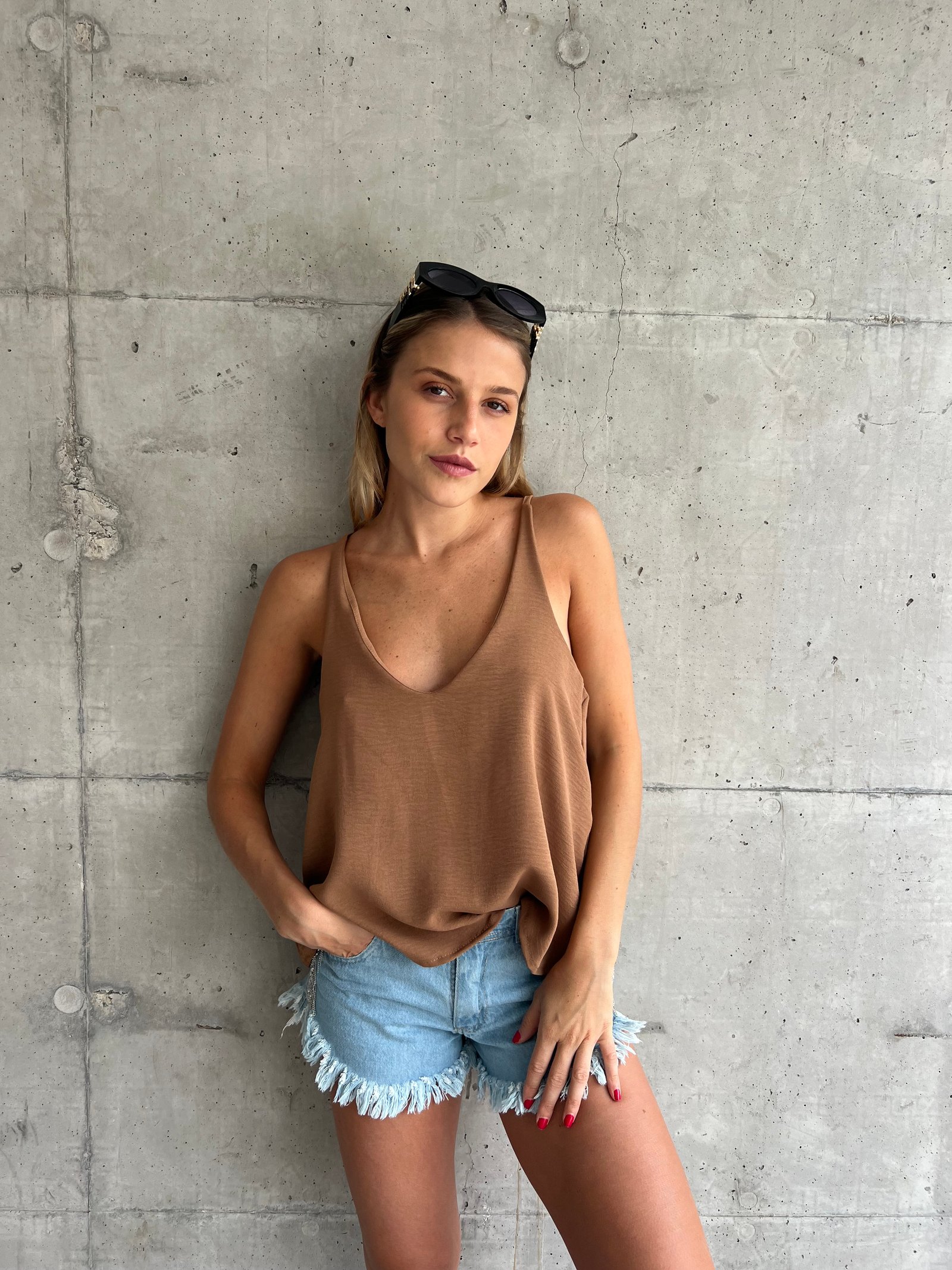 BLUSA ARIANA (musculosa 2 en 1)