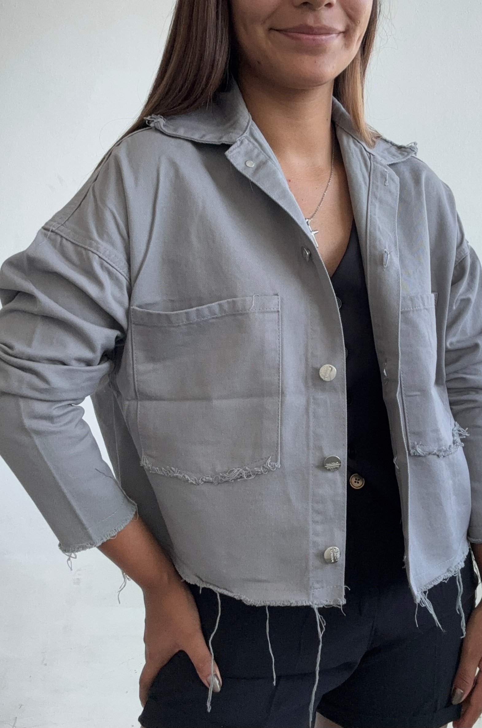 IMG_6736 CAMISACO CORTO DE GABARDINA