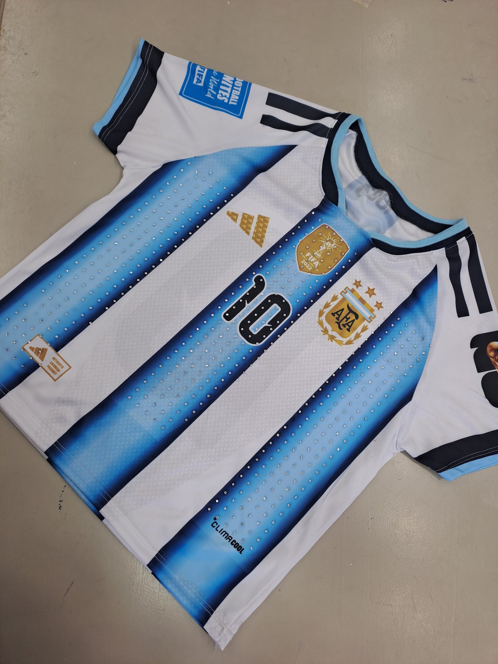 TOP DAMA ARGENTINA CON BRILLO