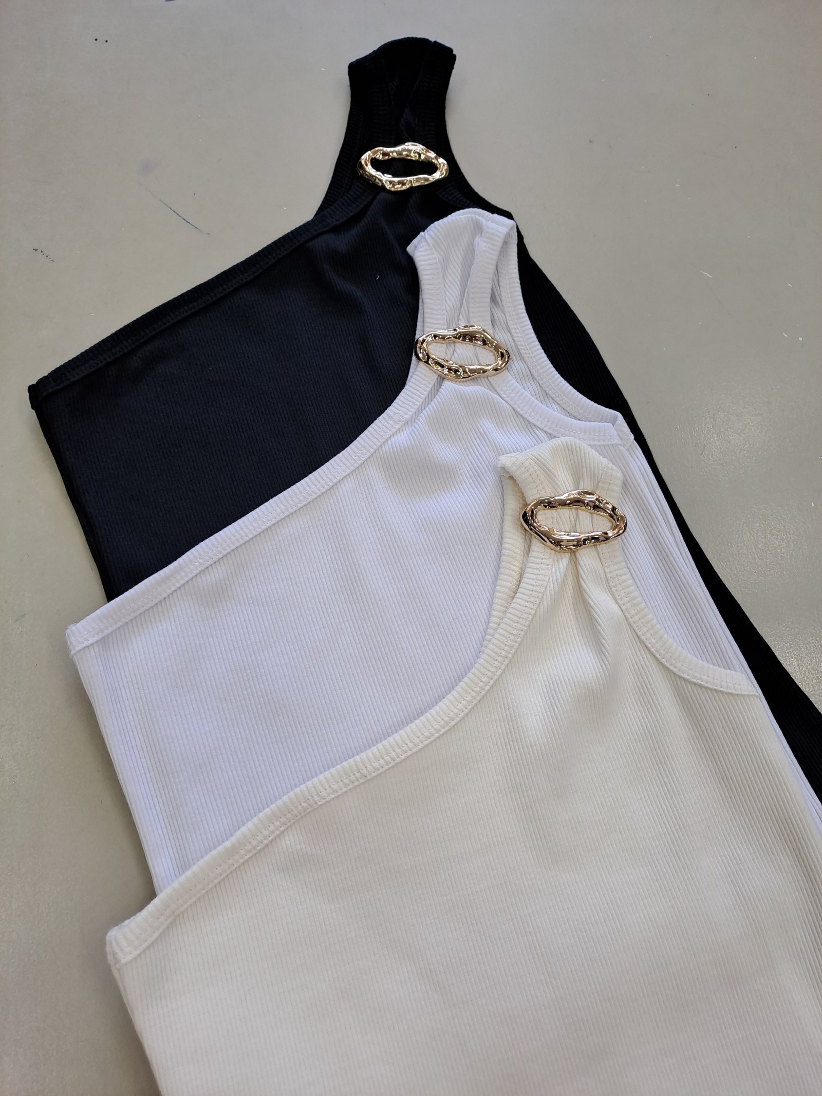 MUSCULOSA HEBILLA ALGODÓN  MORLEY RIB