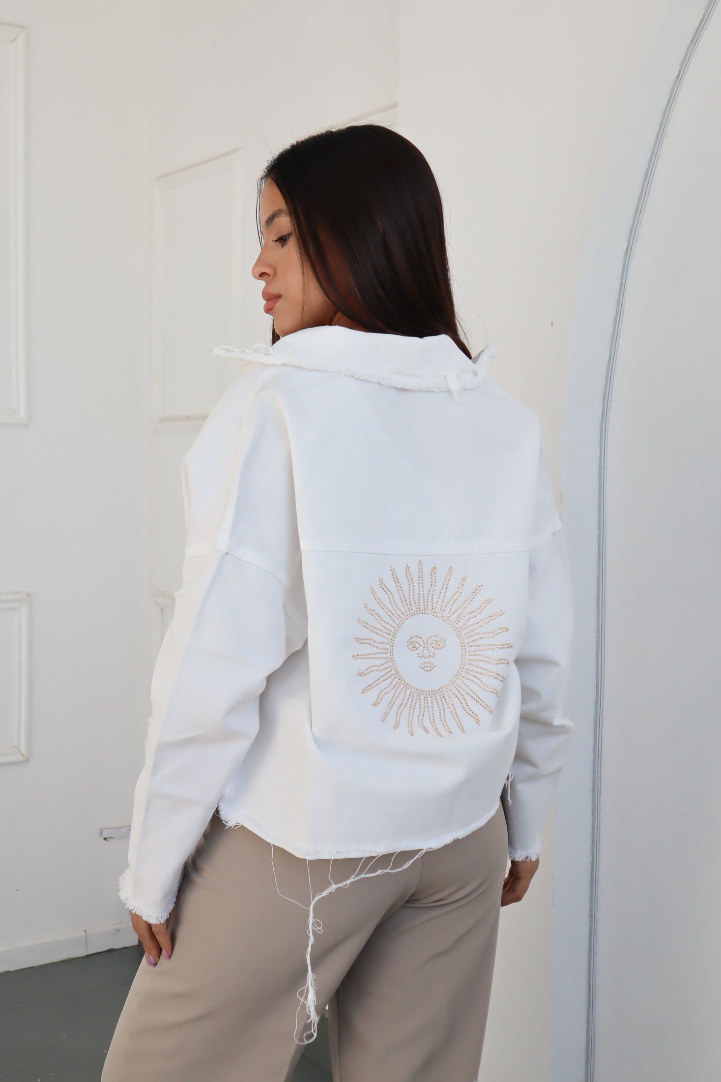 CAMPERA SOL DE MAYO BRILLOS