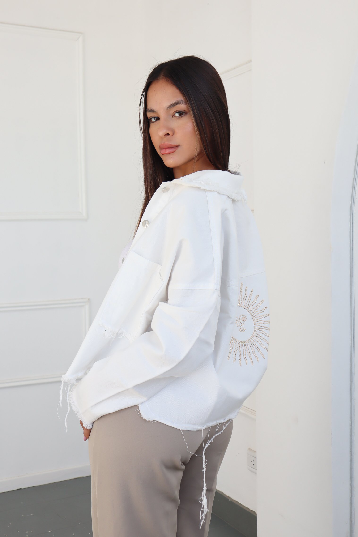 CAMPERA SOL DE MAYO BRILLOS