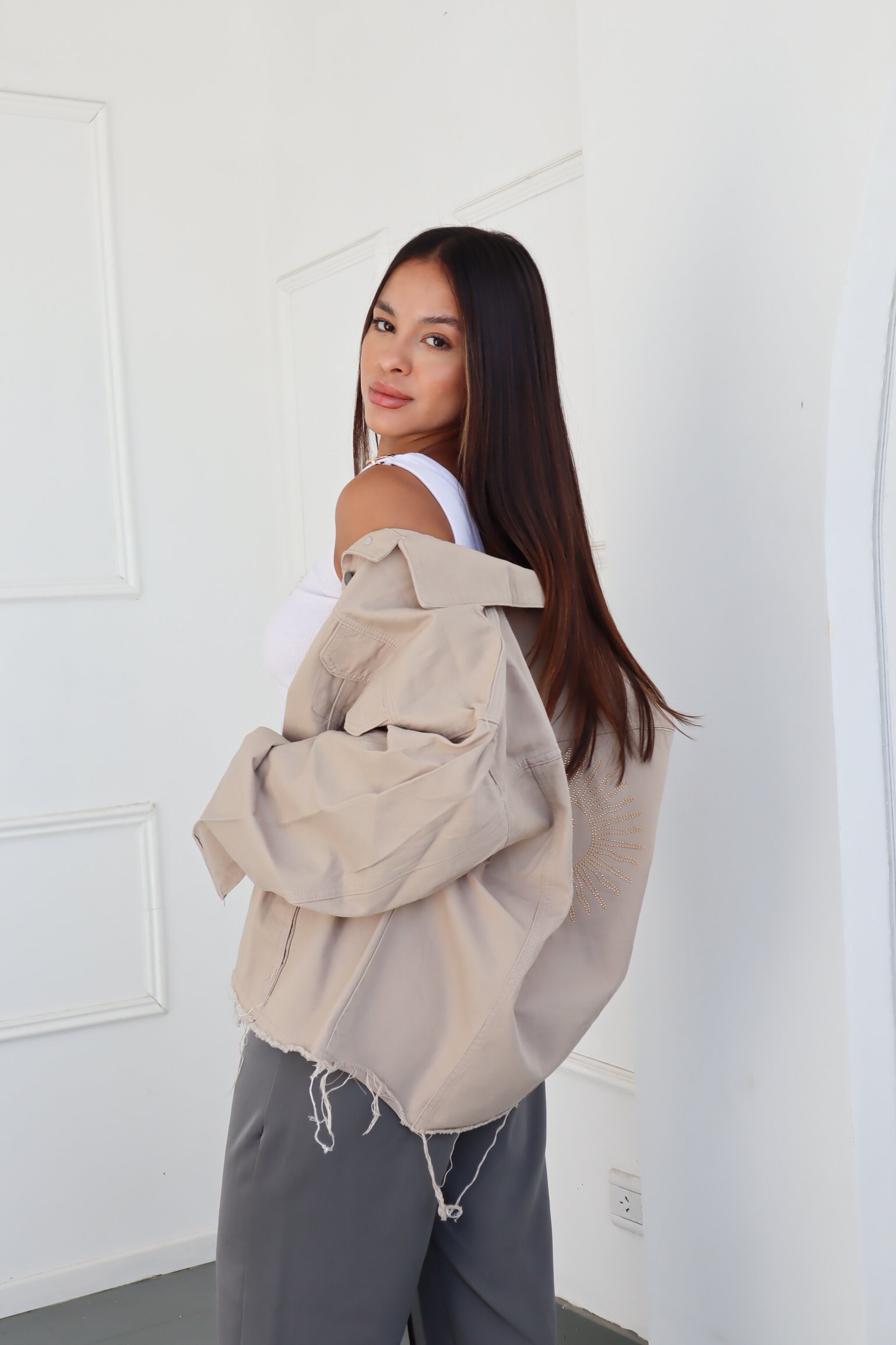 CAMPERA SOL DE MAYO BRILLOS