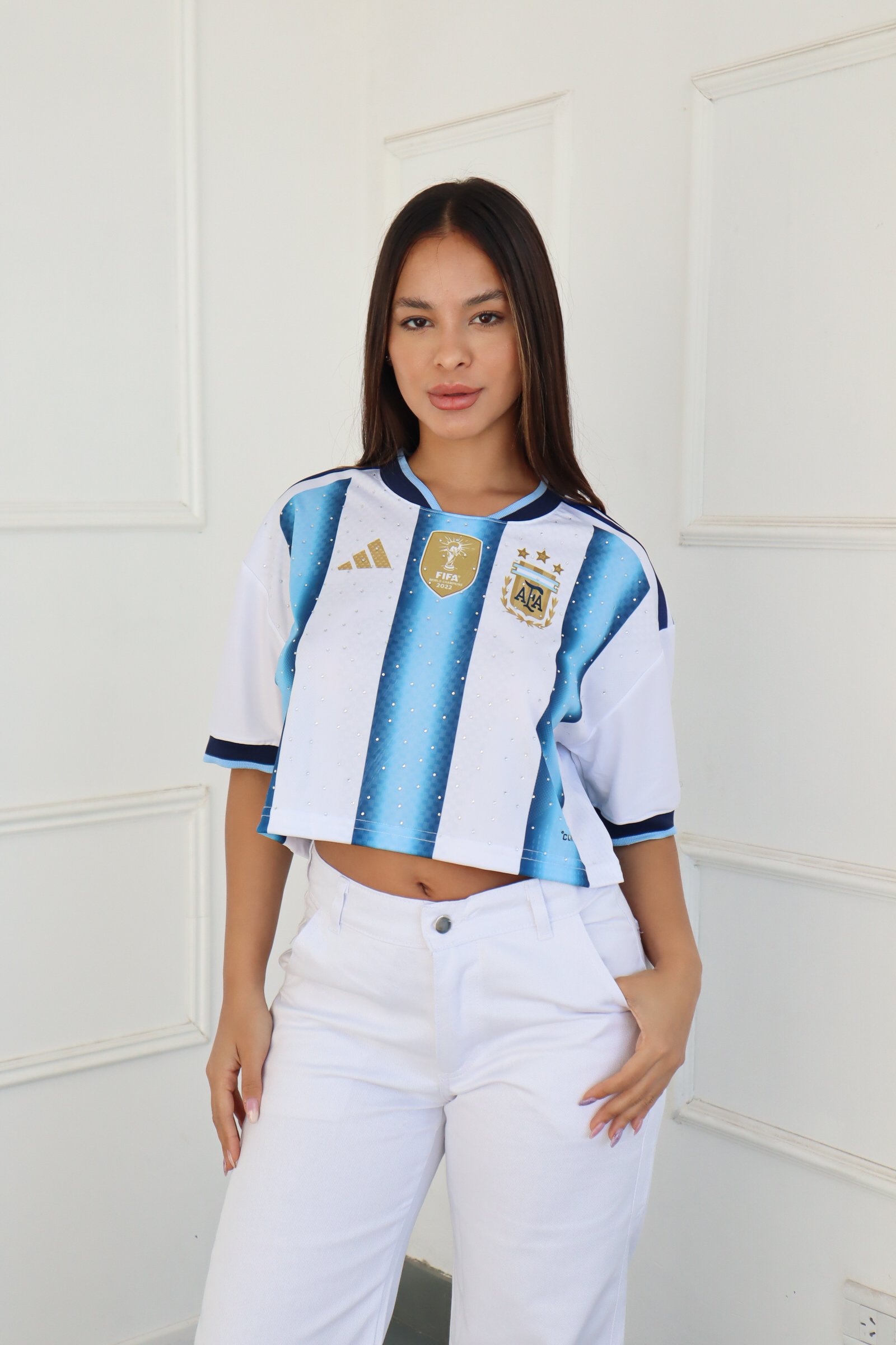 TOP DAMA ARGENTINA CON BRILLO