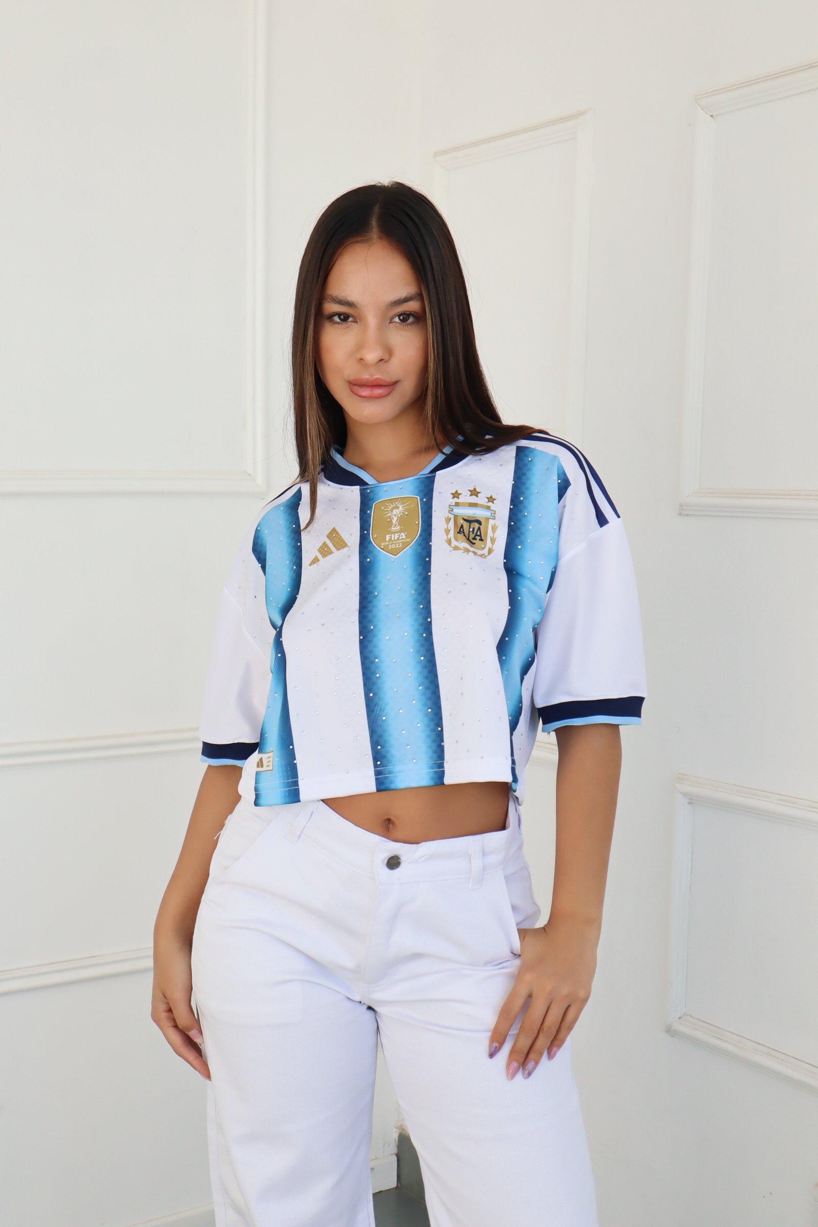 TOP DAMA ARGENTINA CON BRILLO