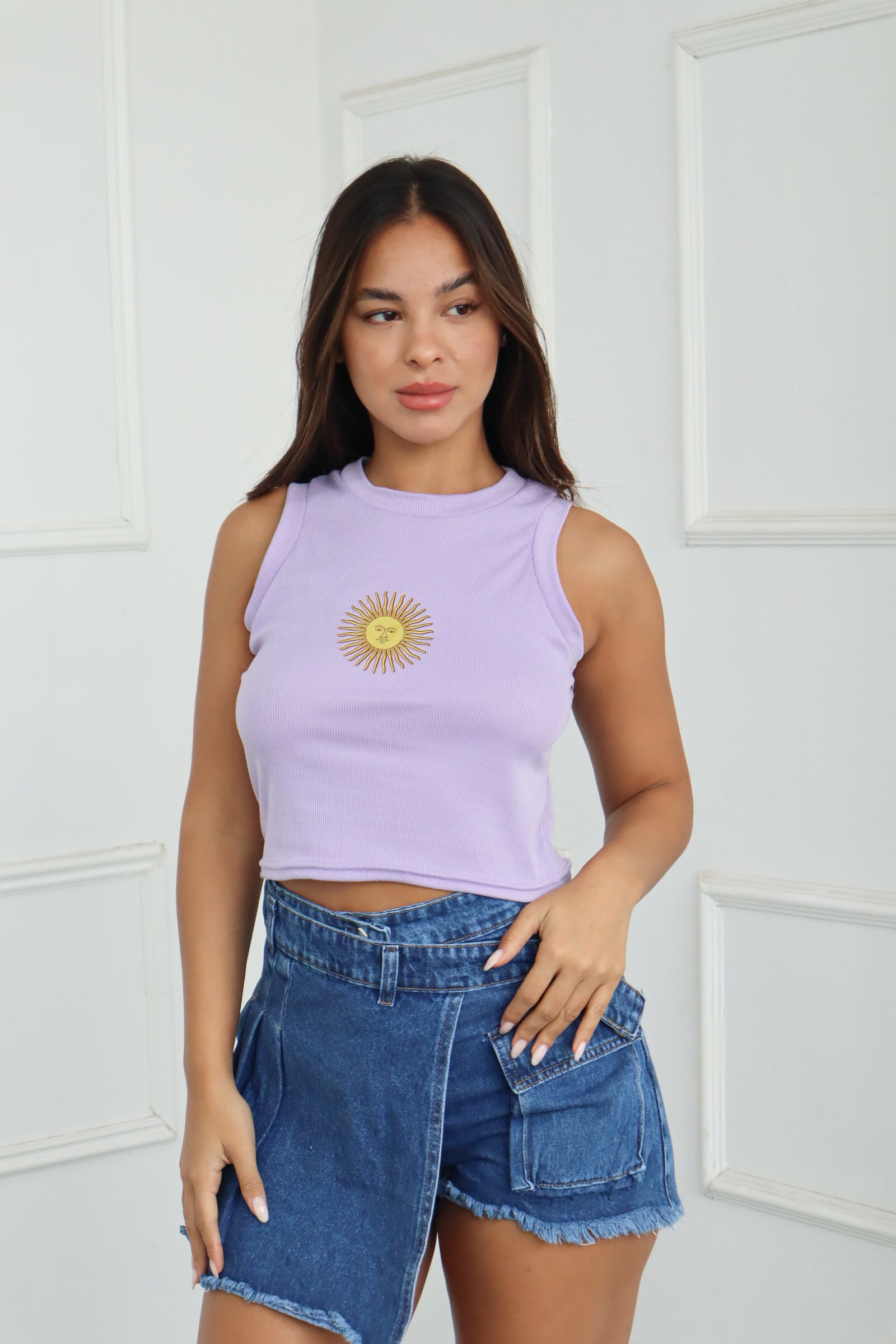 TOP MUSCULOSA SOL DE MAYO LISOS