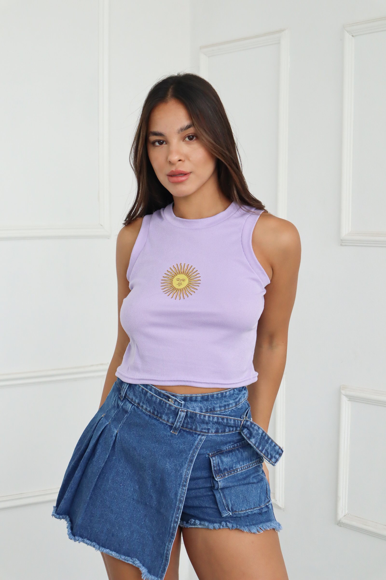 TOP MUSCULOSA SOL DE MAYO LISOS