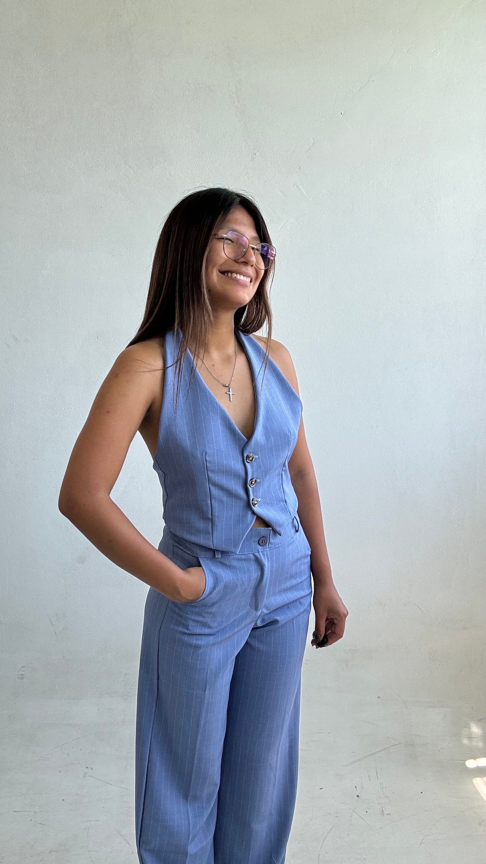 CONJUNTO SASTRERO RAYADO