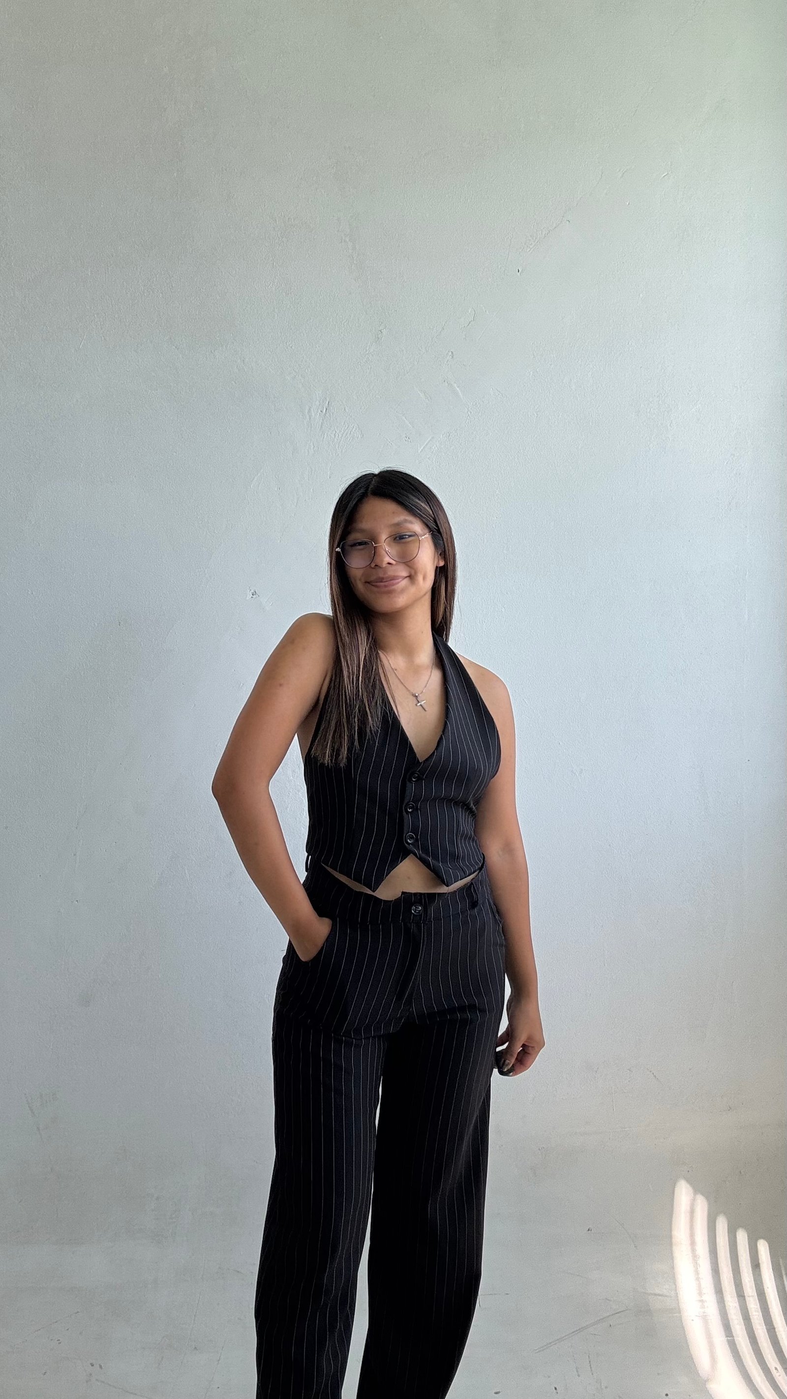 PANTALÓN SASTRERO RAYADO