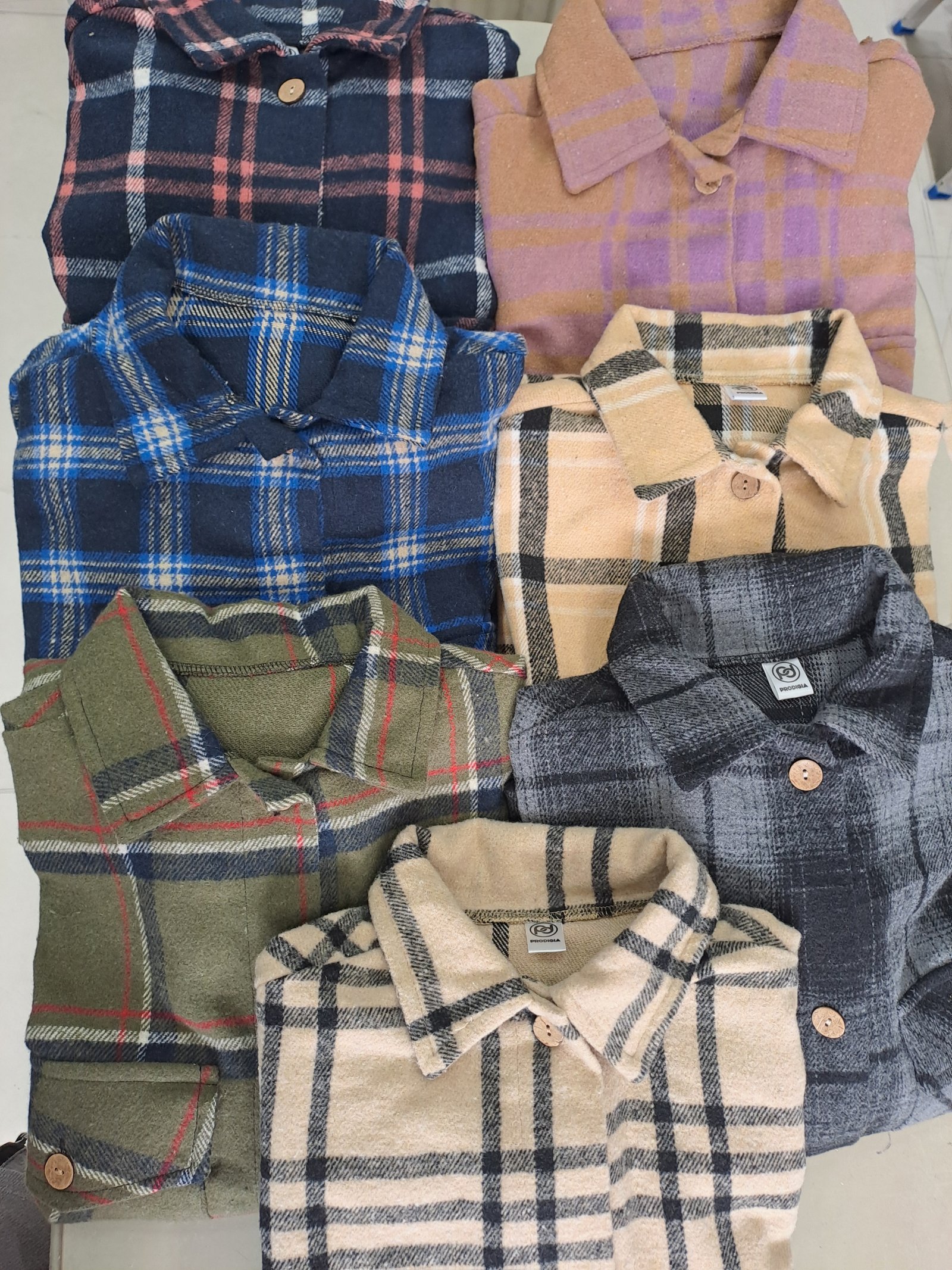 CAMISACO PAÑO ESCOCES