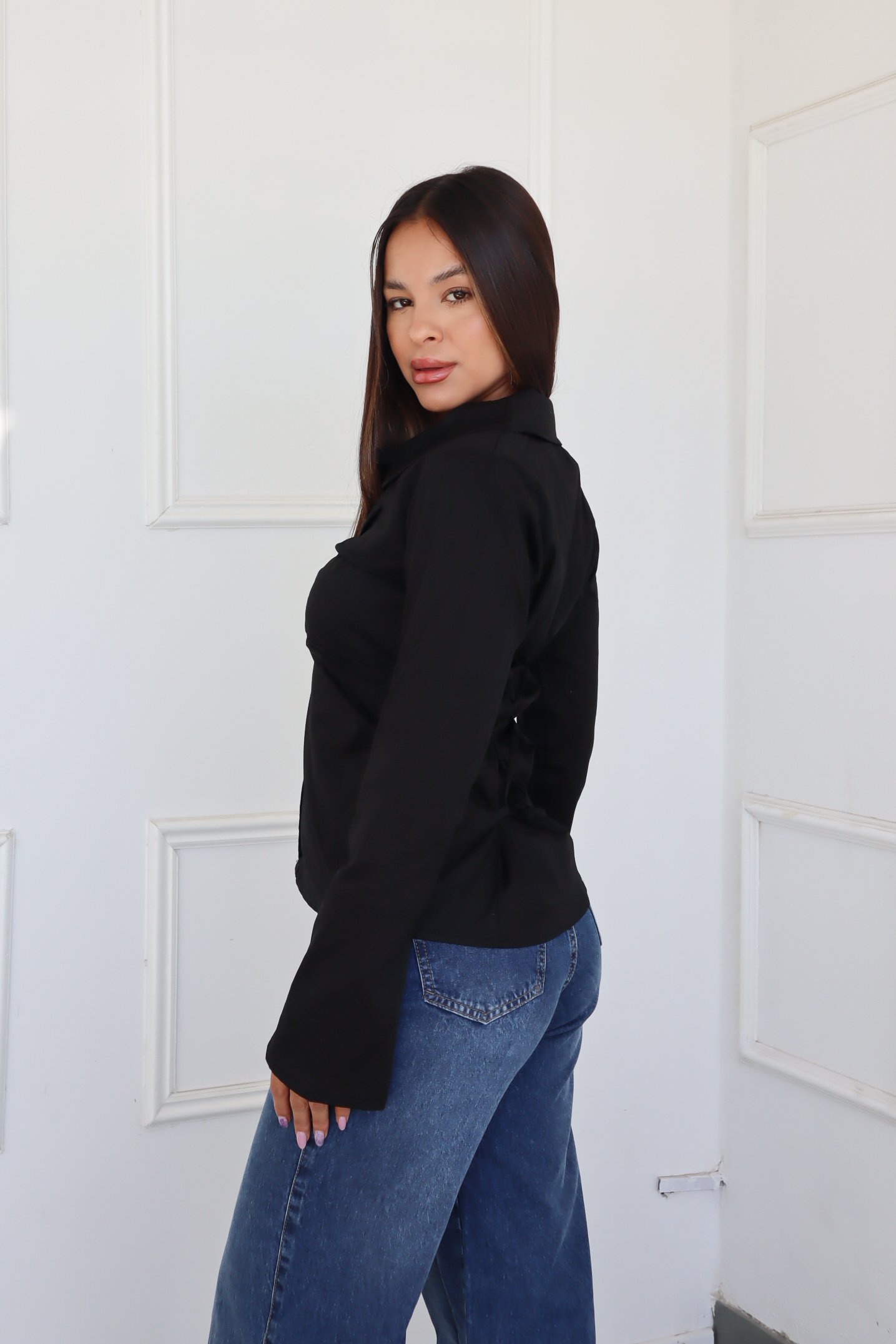 CAMISA CORSET ELASTIZADO
