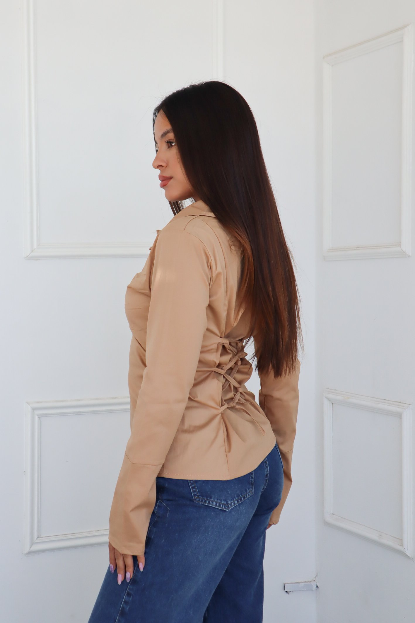 CAMISA CORSET ELASTIZADO