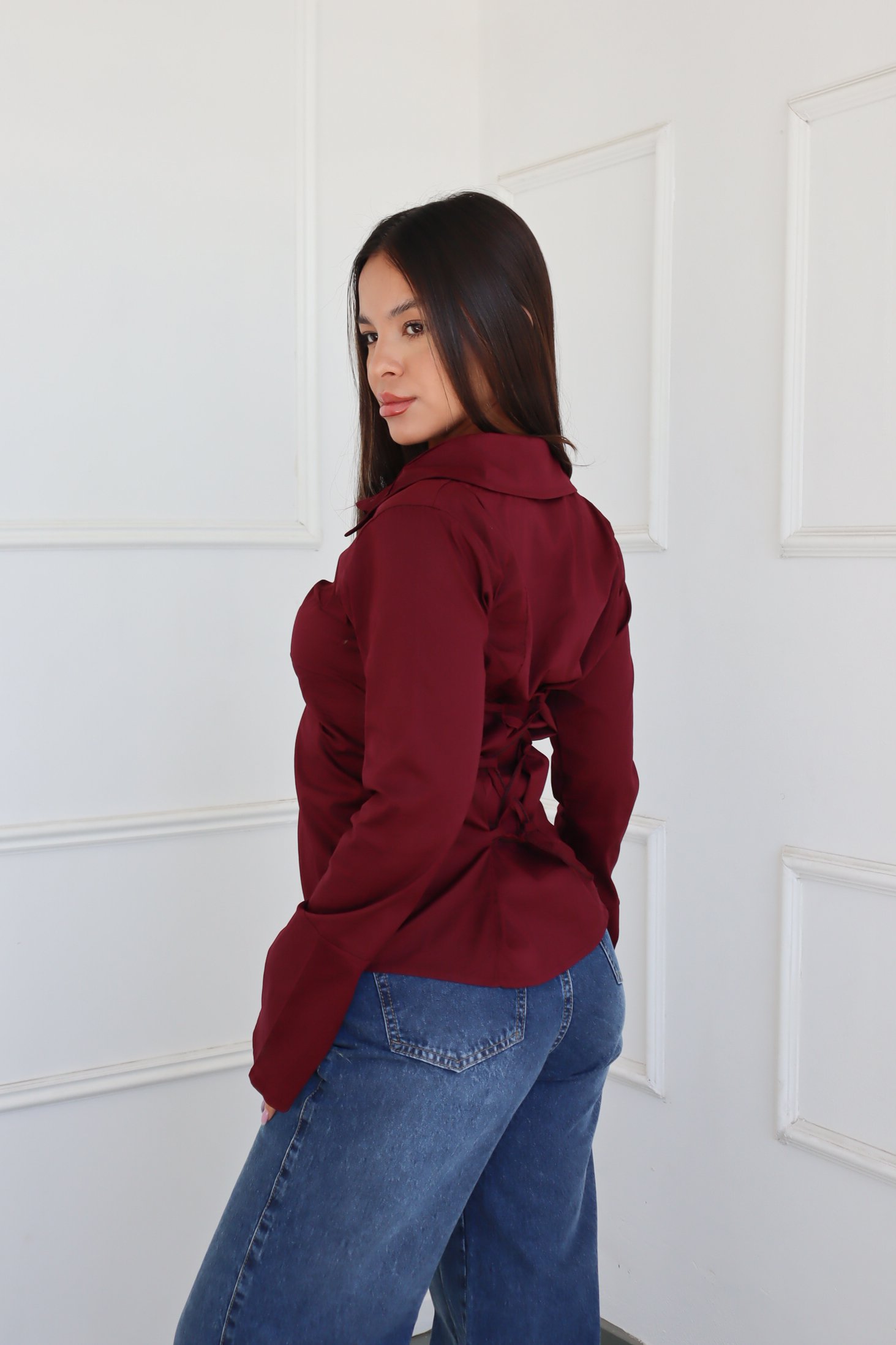 CAMISA CORSET ELASTIZADO