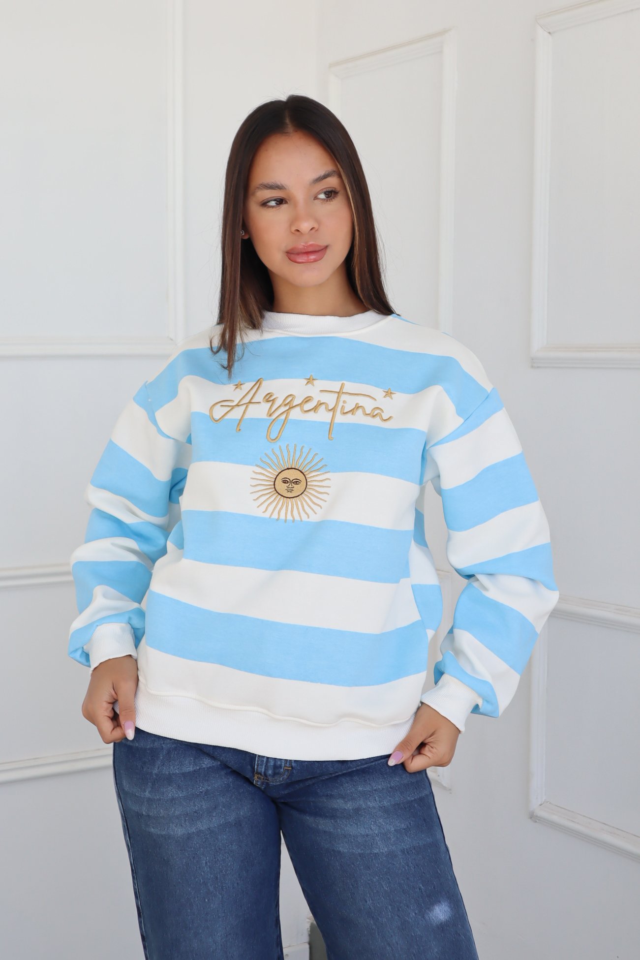 SACO DE PAÑO RAYADO