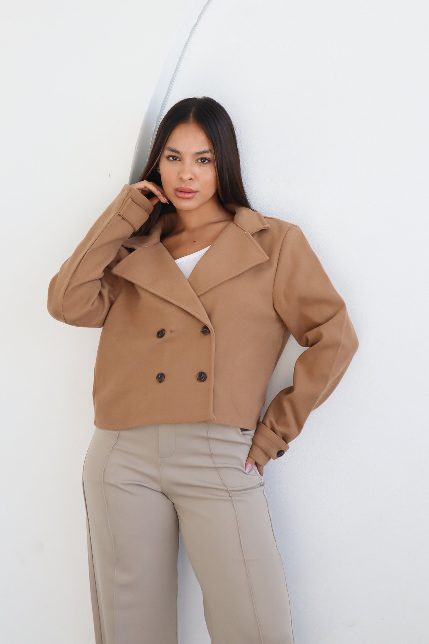 SACO TRENCH DE PAÑO
