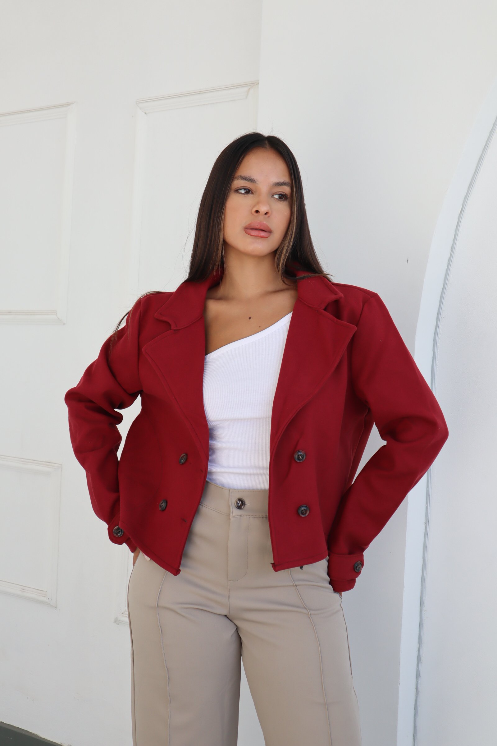 SACO TRENCH DE PAÑO