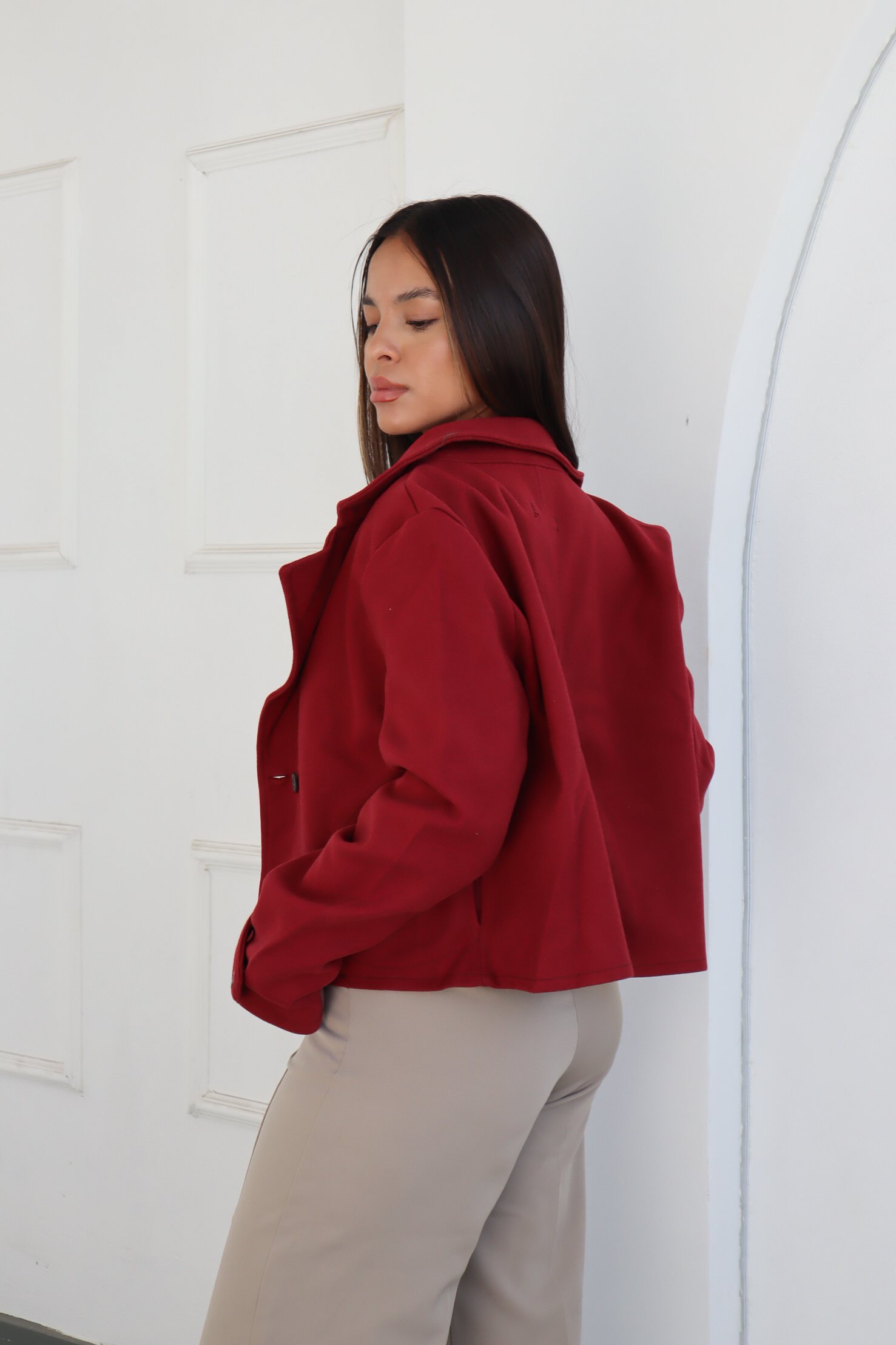SACO TRENCH DE PAÑO