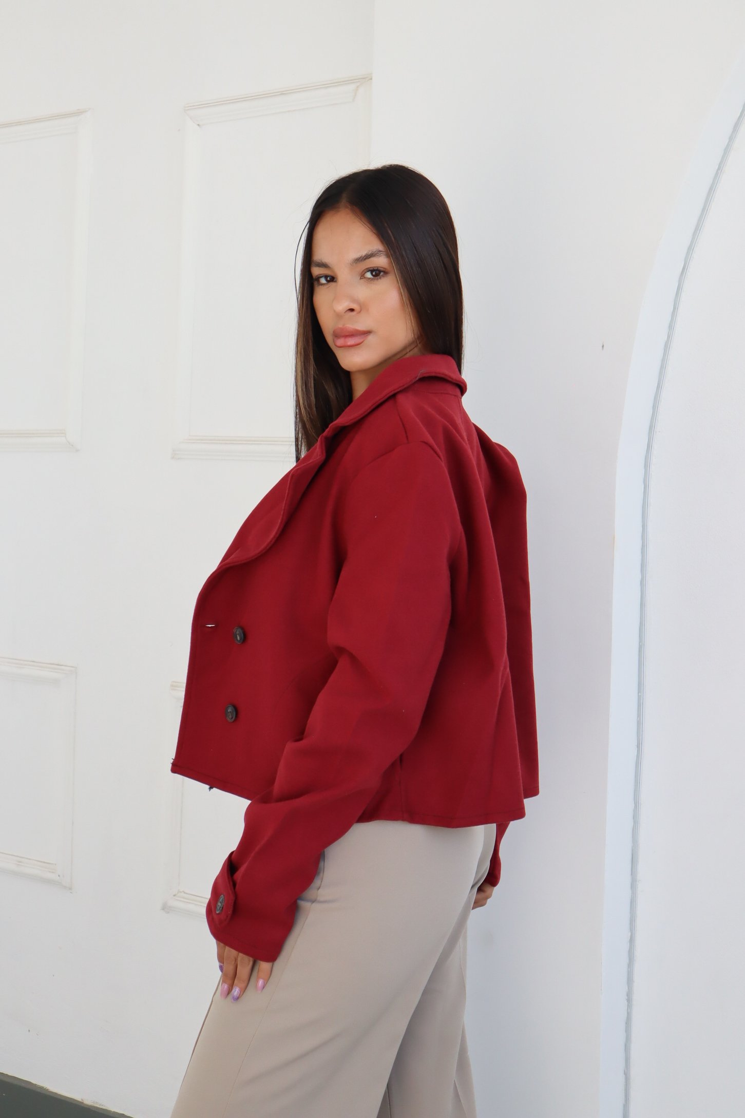 SACO TRENCH DE PAÑO