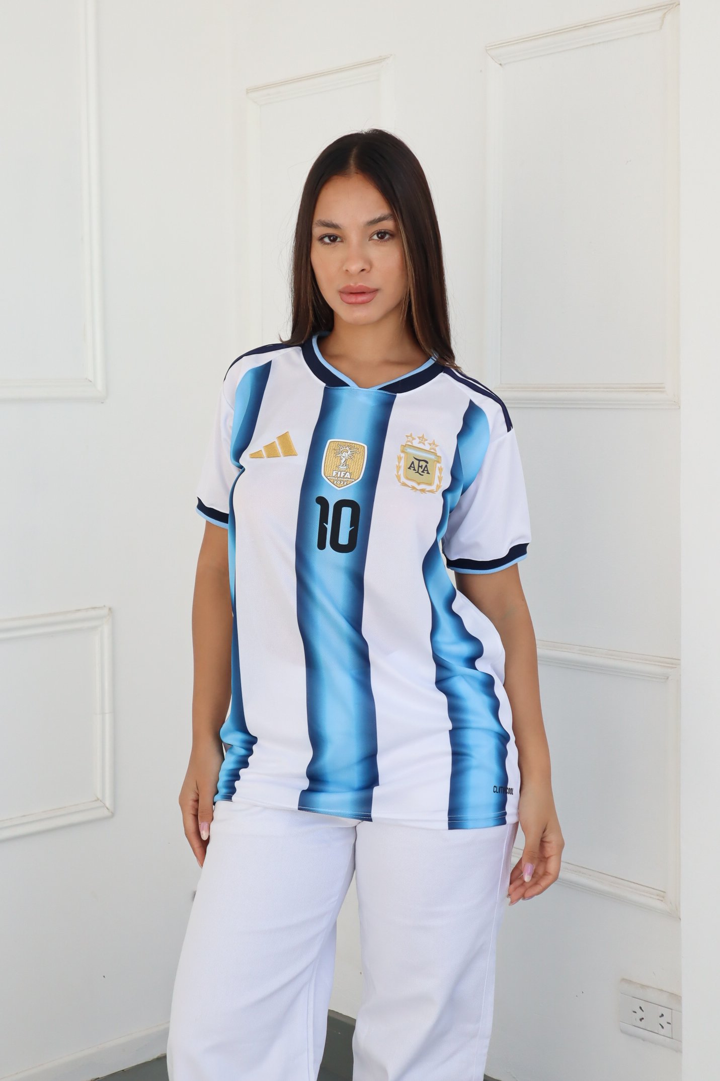 CAMISETA ARGENTINA IMPORTADO BORDADO