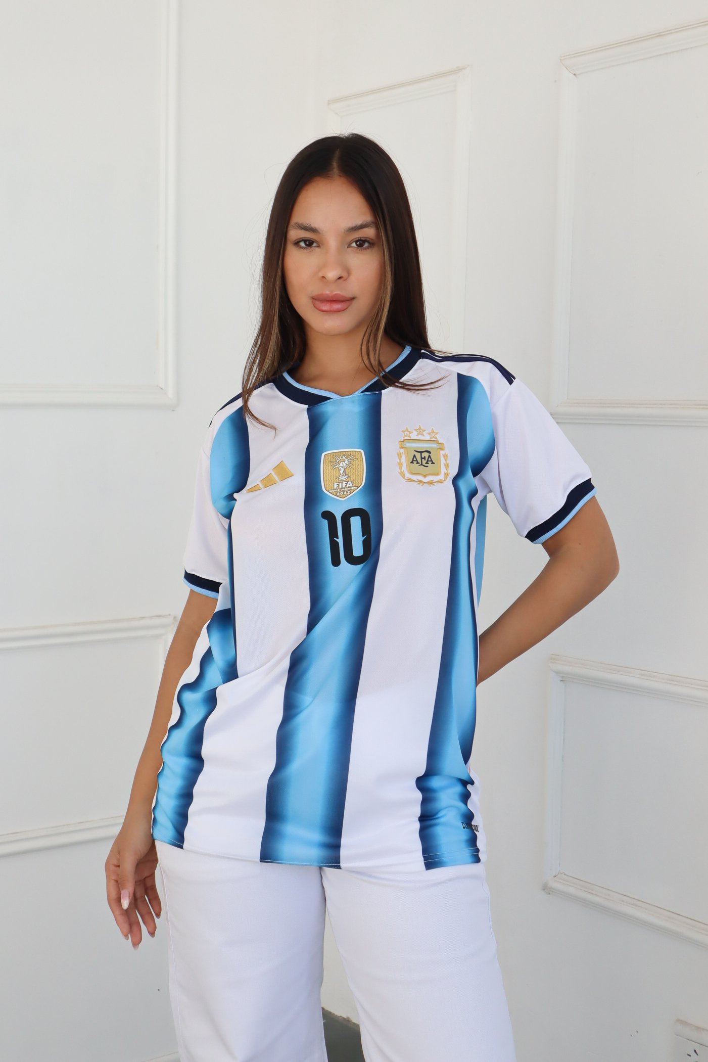 CAMISETA ARGENTINA IMPORTADO BORDADO