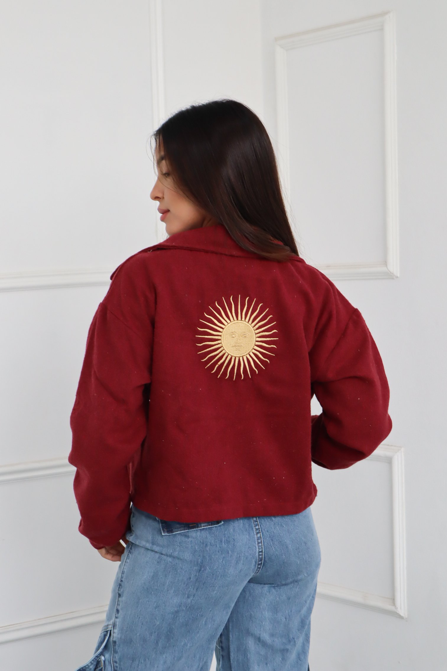 CAMPERA CORTA LISA SOL DE MAYO