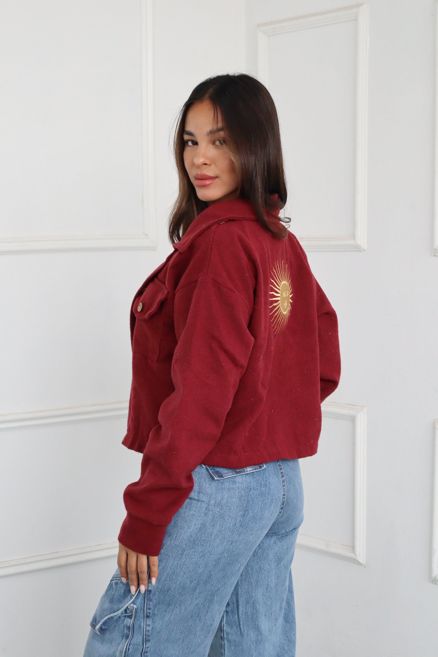 CAMPERA CORTA LISA SOL DE MAYO