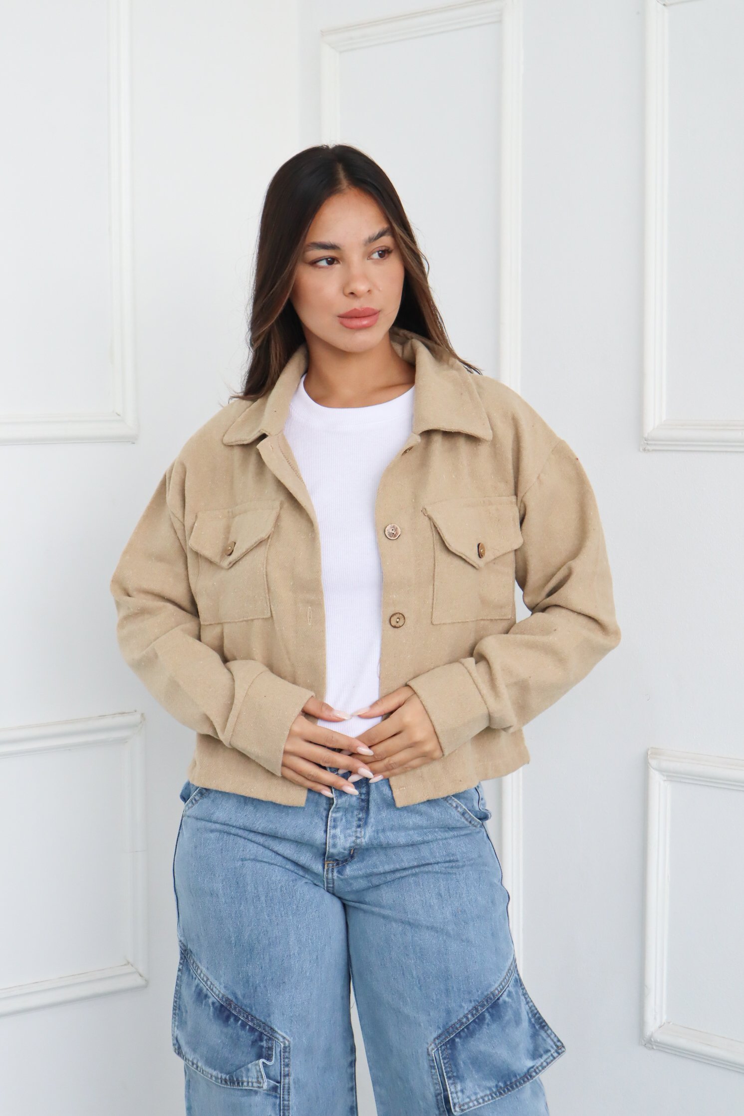 CAMPERA CORTA LISA SOL DE MAYO