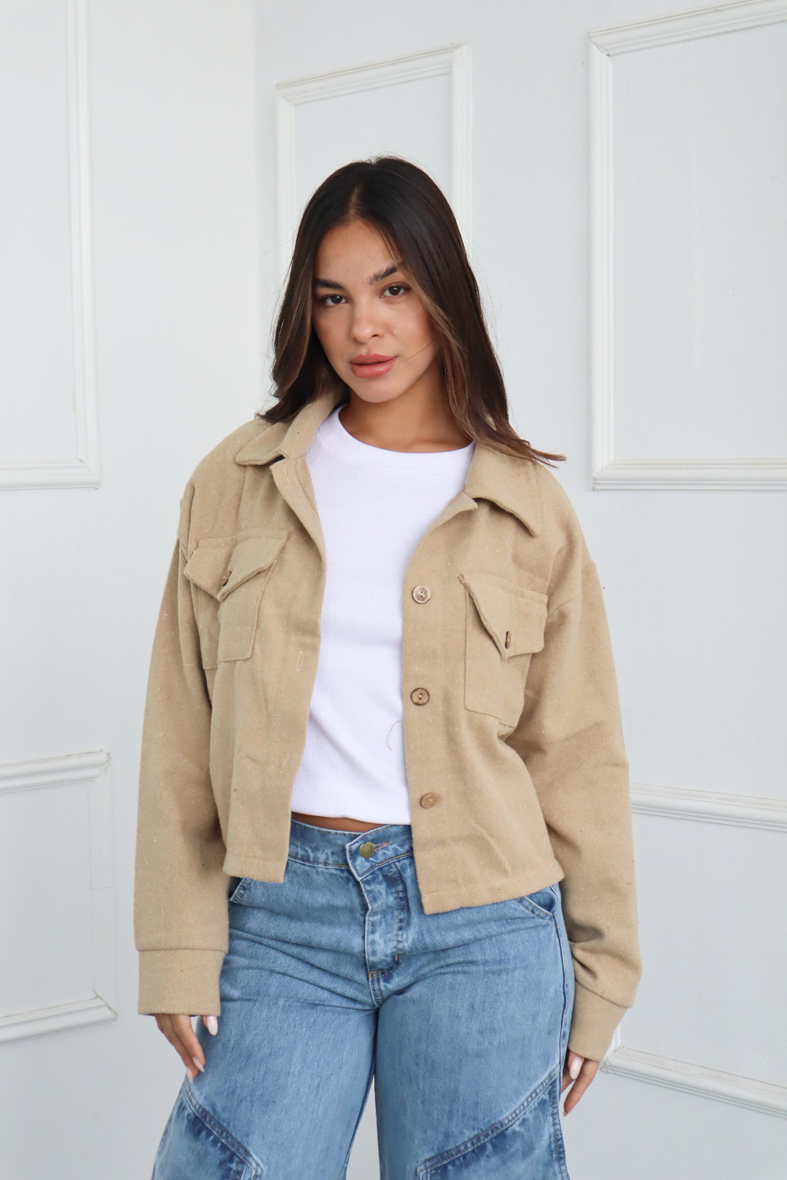 CAMPERA CORTA LISA SOL DE MAYO
