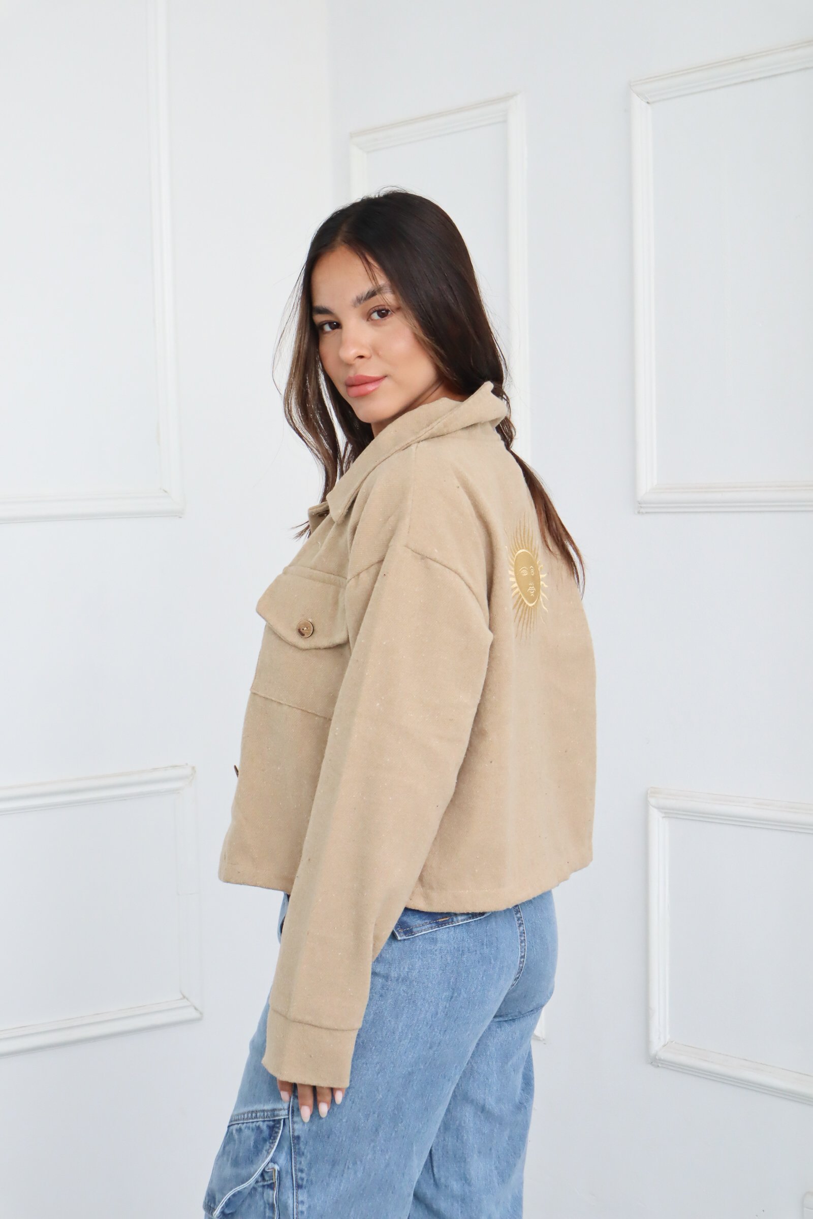 CAMPERA CORTA LISA SOL DE MAYO
