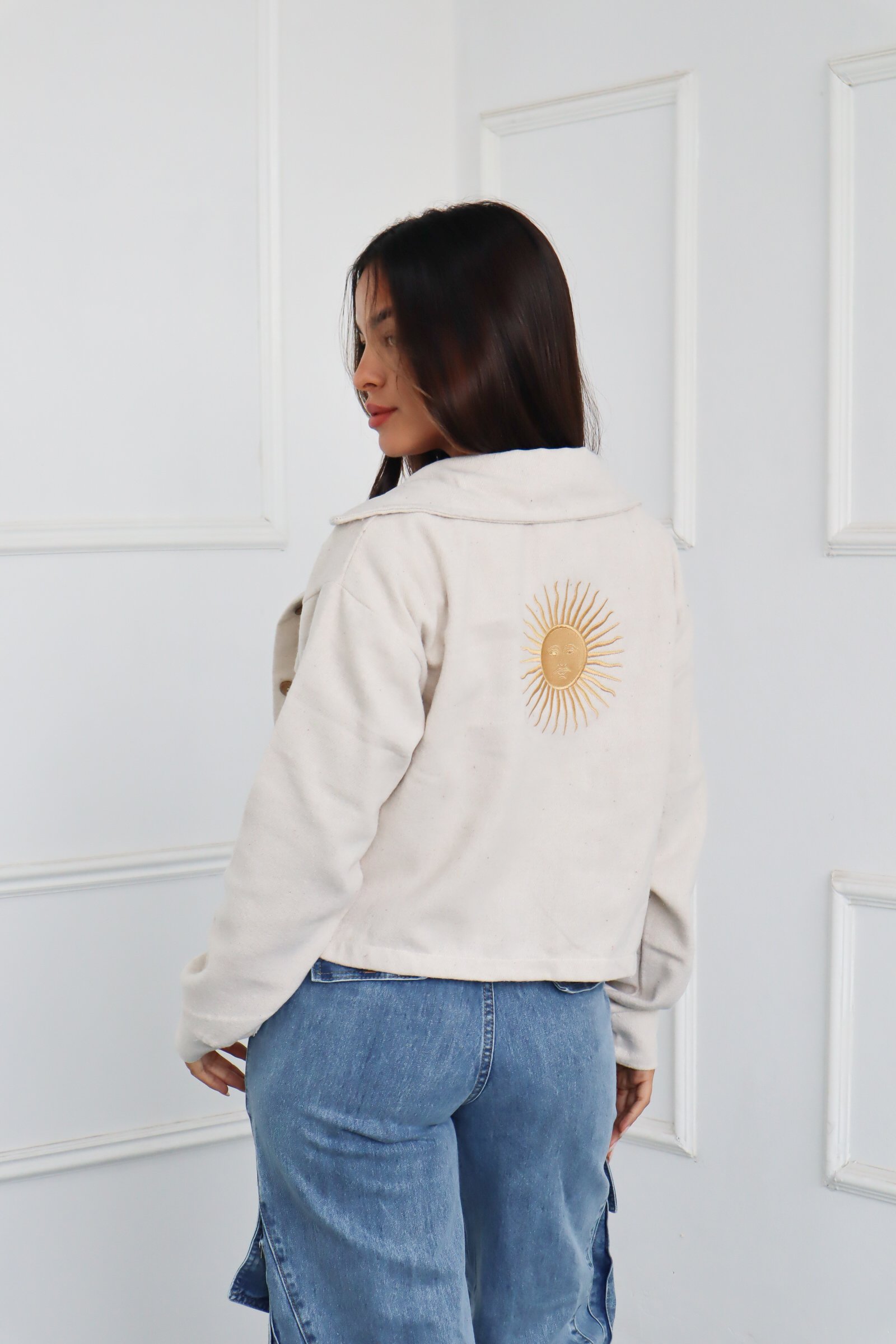 CAMPERA CORTA LISA SOL DE MAYO