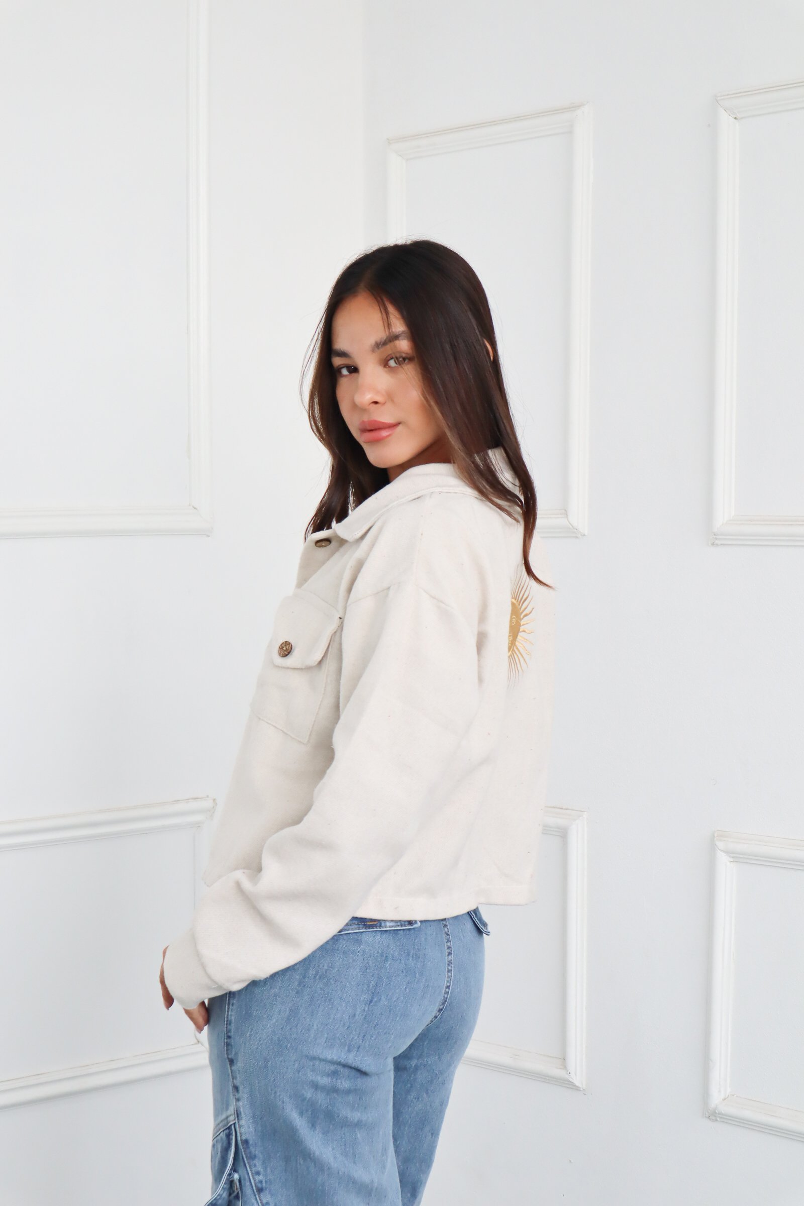 CAMPERA CORTA LISA SOL DE MAYO