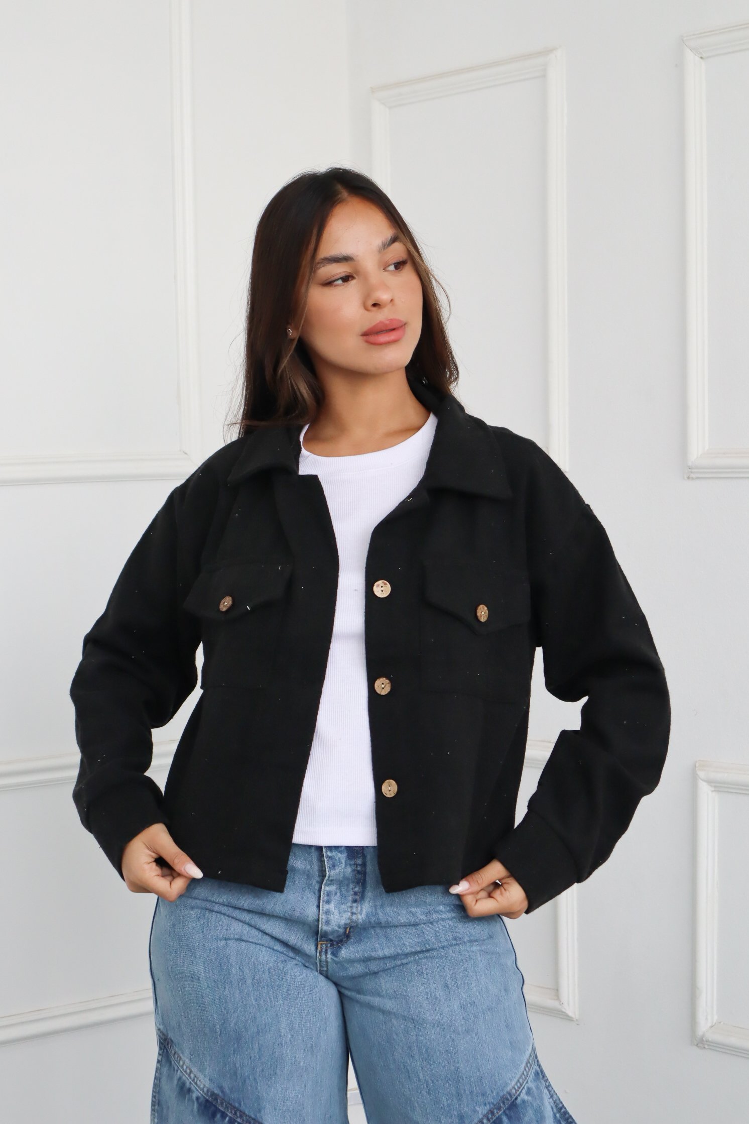 CAMPERA CORTA LISA SOL DE MAYO