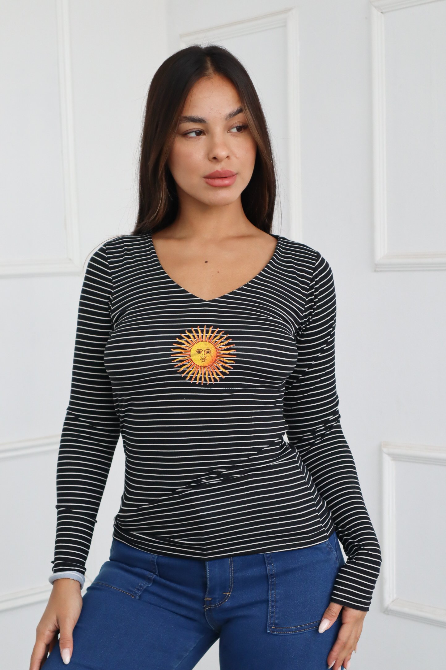 CAMISETA MANGA LARGA ESTAMPADO ARGENTINA