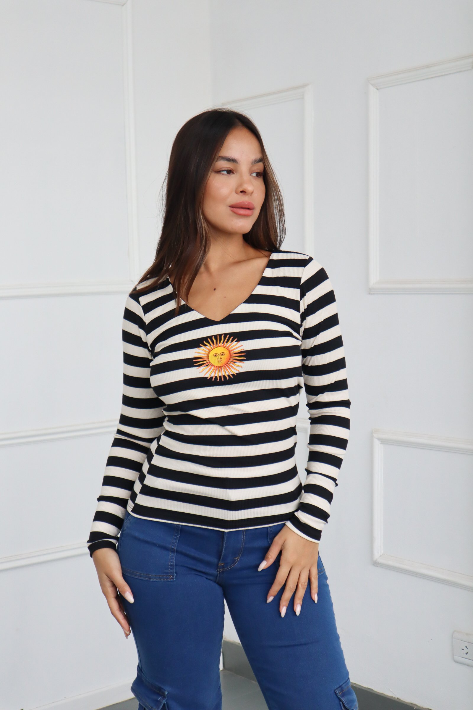 CAMISETA MANGA LARGA ESTAMPADO ARGENTINA