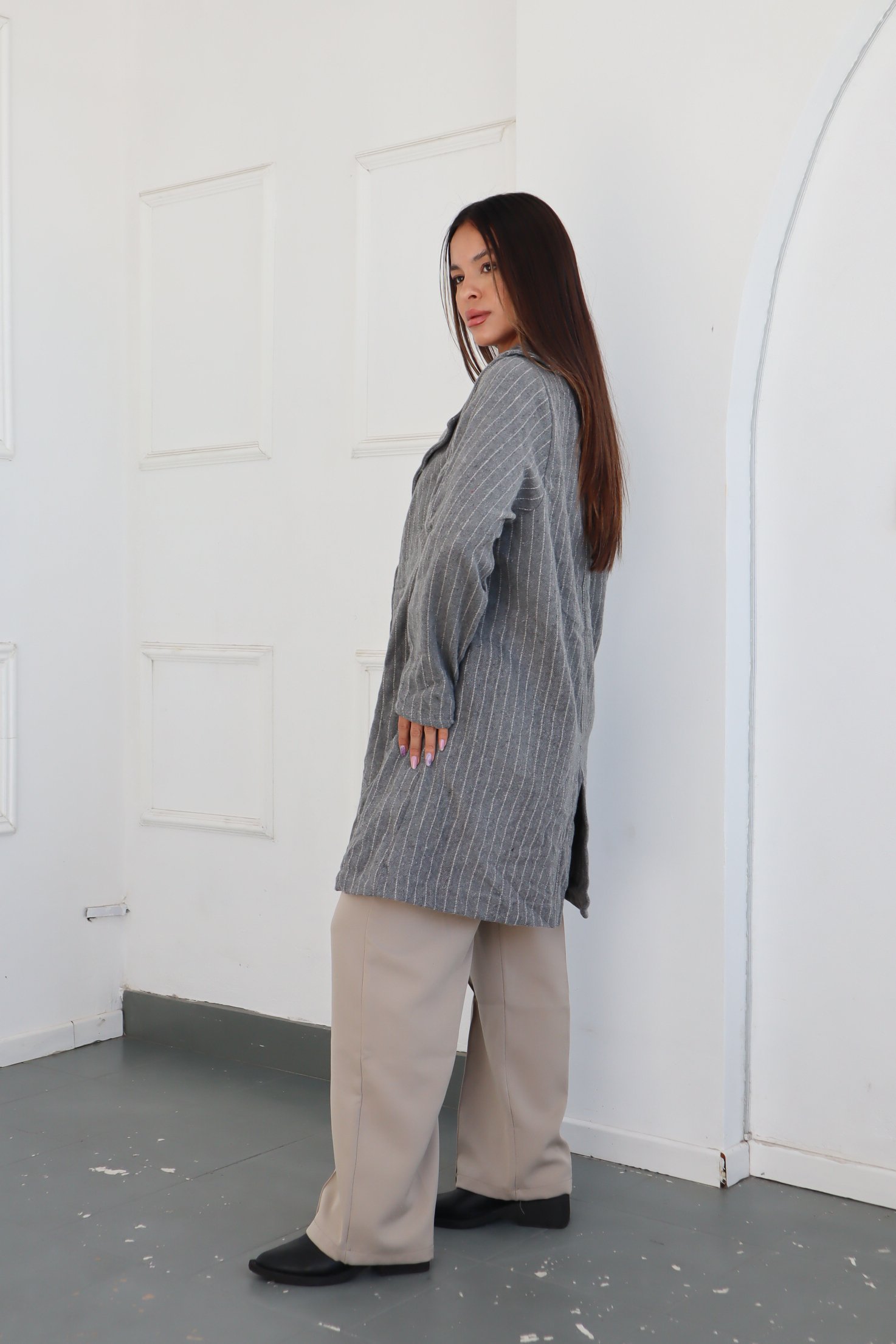 SACO DE PAÑO RAYADO