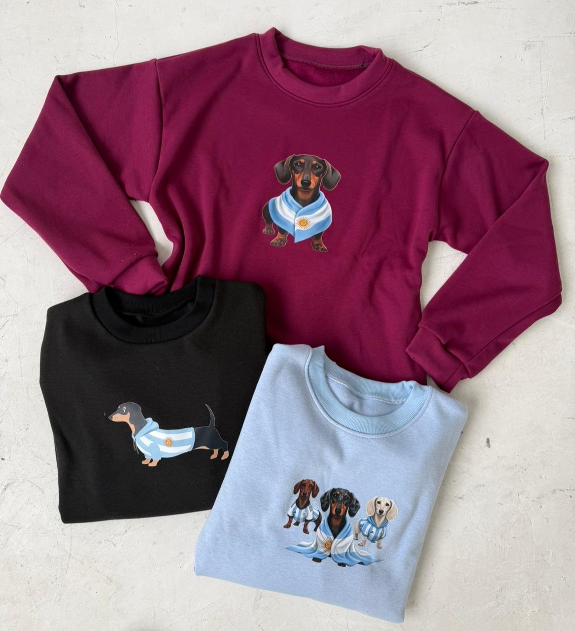 BUZO DE FRIZA ESTAMPADOS perritos o gatitos argentina