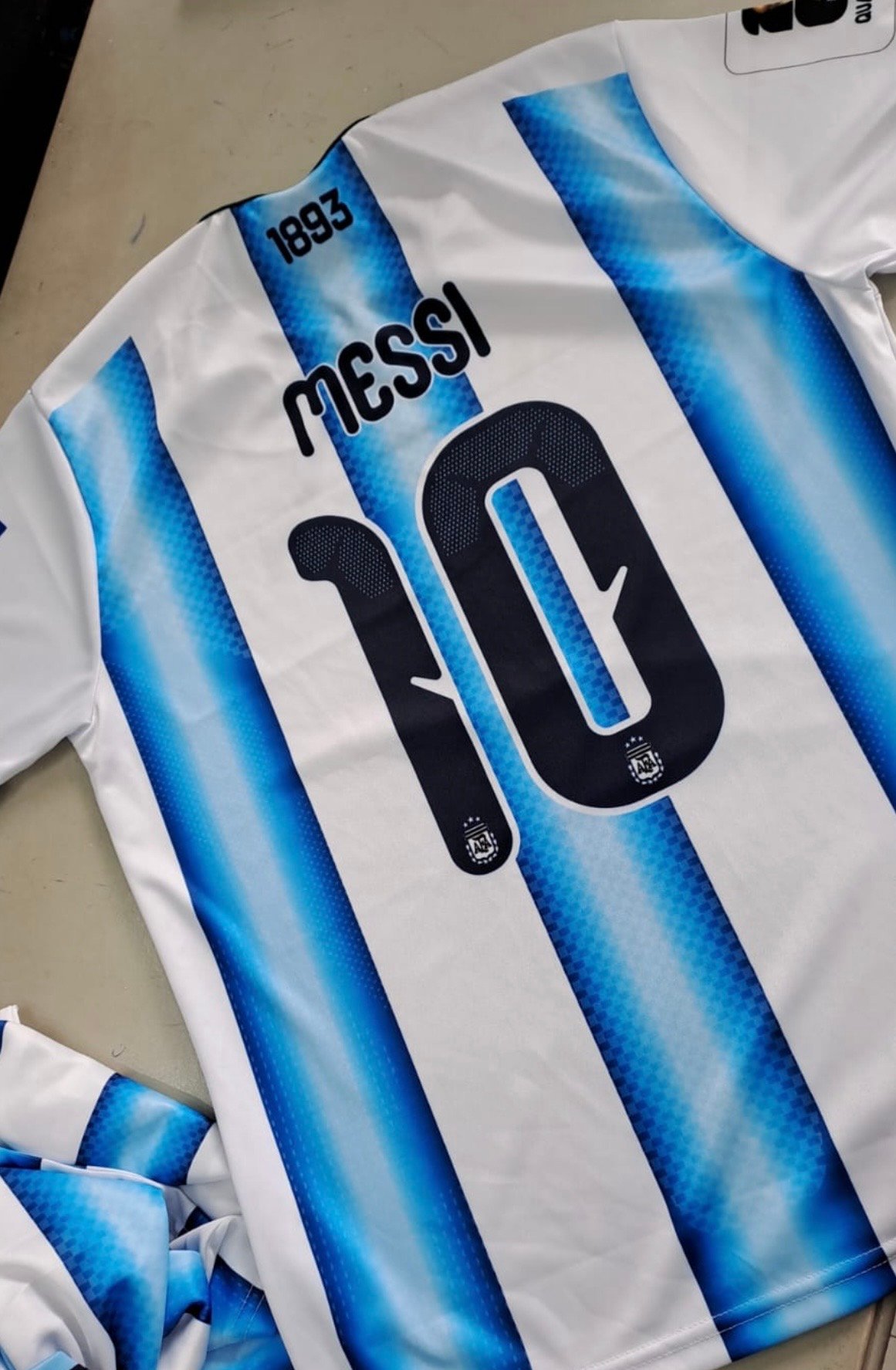 CAMISETA ARGENTINA OFICIAL SUBLIMADA