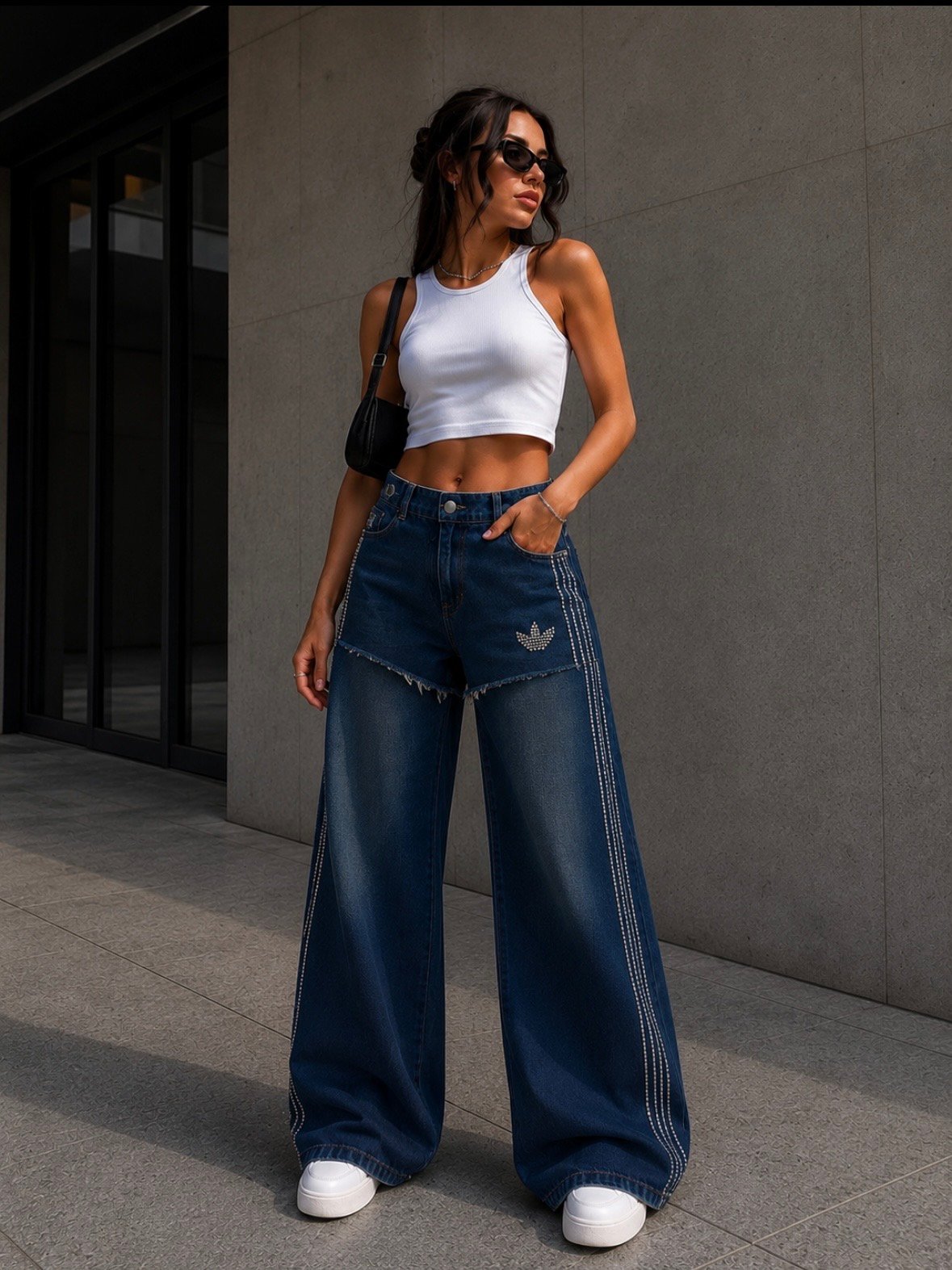 Screenshot WIDE LEG STRASS LÍNEAS JEAN OXIDO