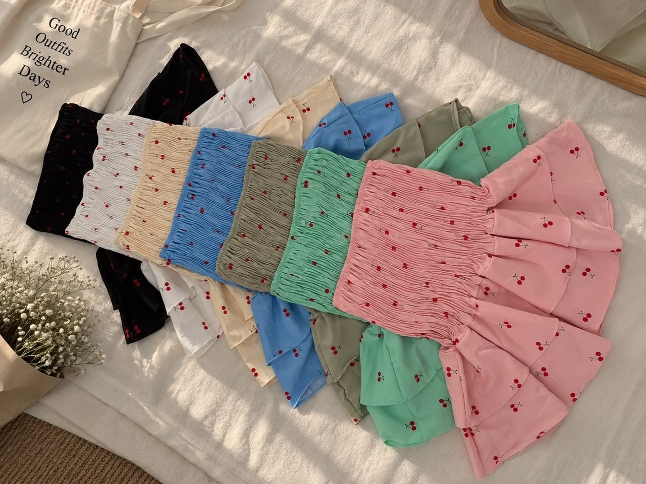 BLUSAS FRUNCE CEREZAS