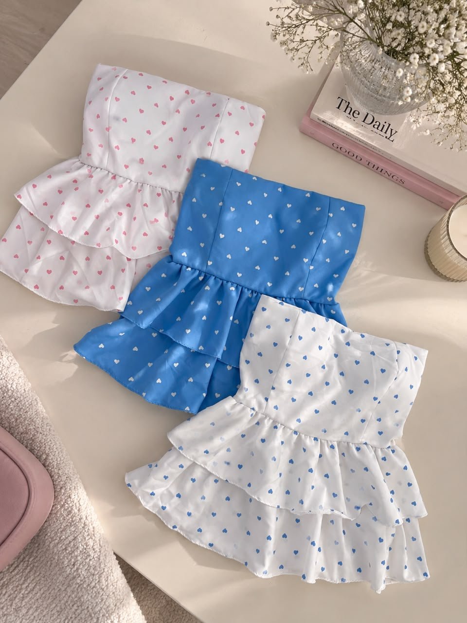 BLUSAS FRUNCE CORAZONES