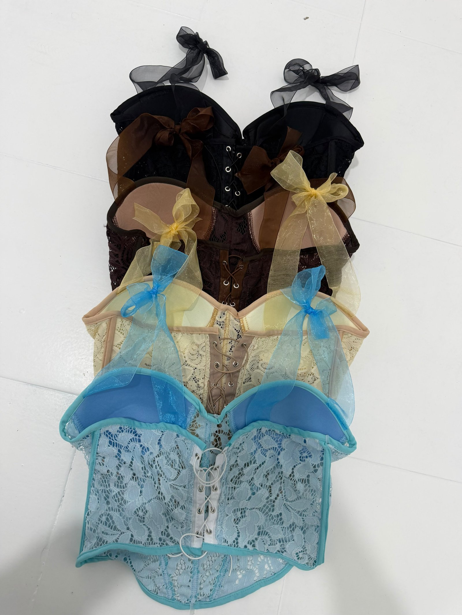 CORSET ENCAJE LISTON