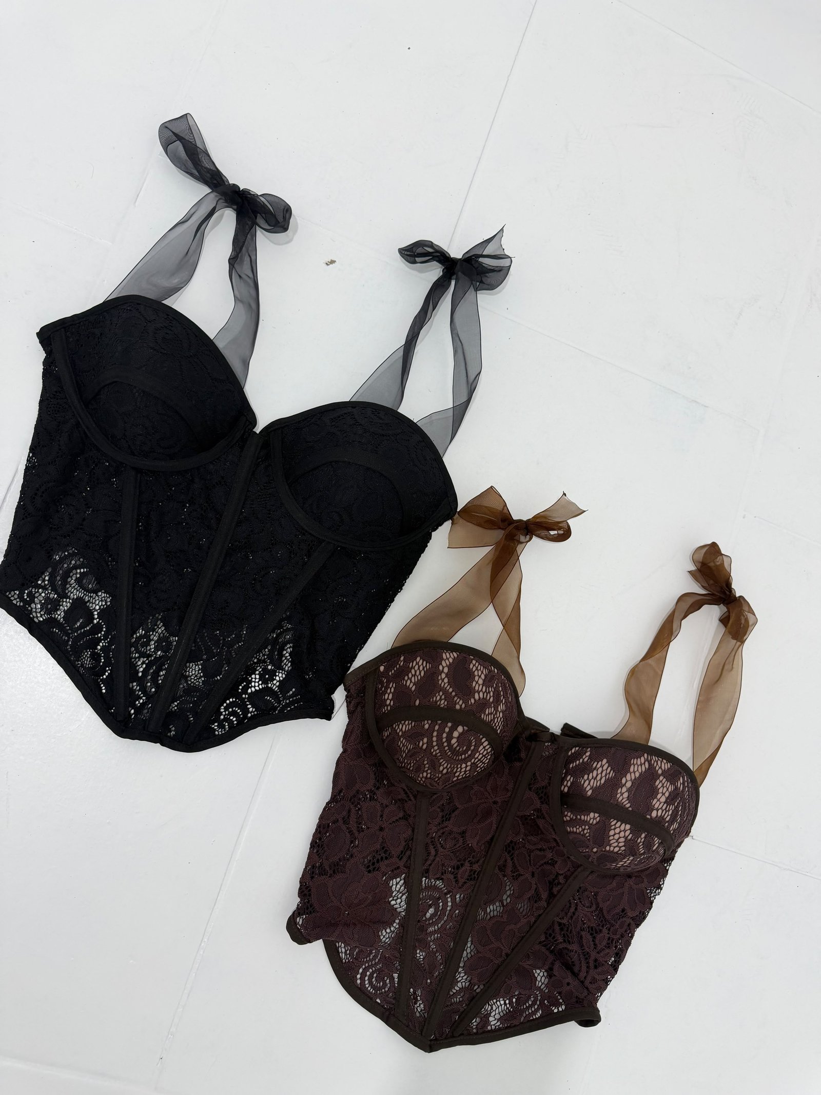CORSET ENCAJE LISTON