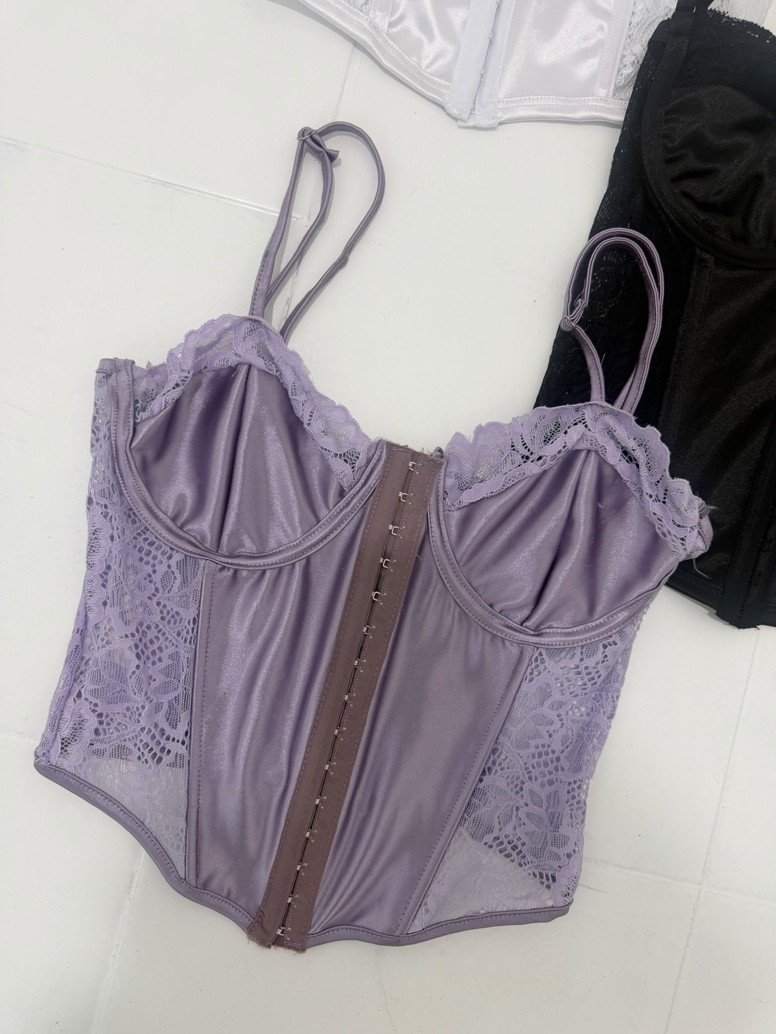 CORSET SATIN
